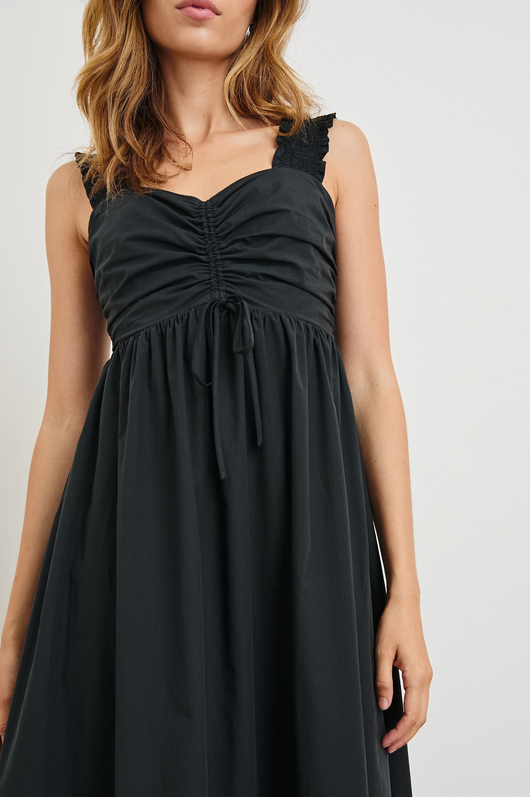 Rails | Irisa Dress - Black | Premium Cotton | Size XL | Women's Dresses Rails | Irisa Dress - Black | Premium Cotton | Size XL | Women's Dresses