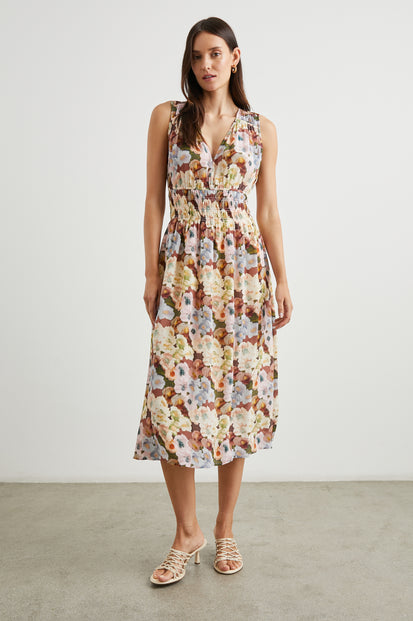 IZZY DRESS - PAINTED FLORAL - FULL BODY