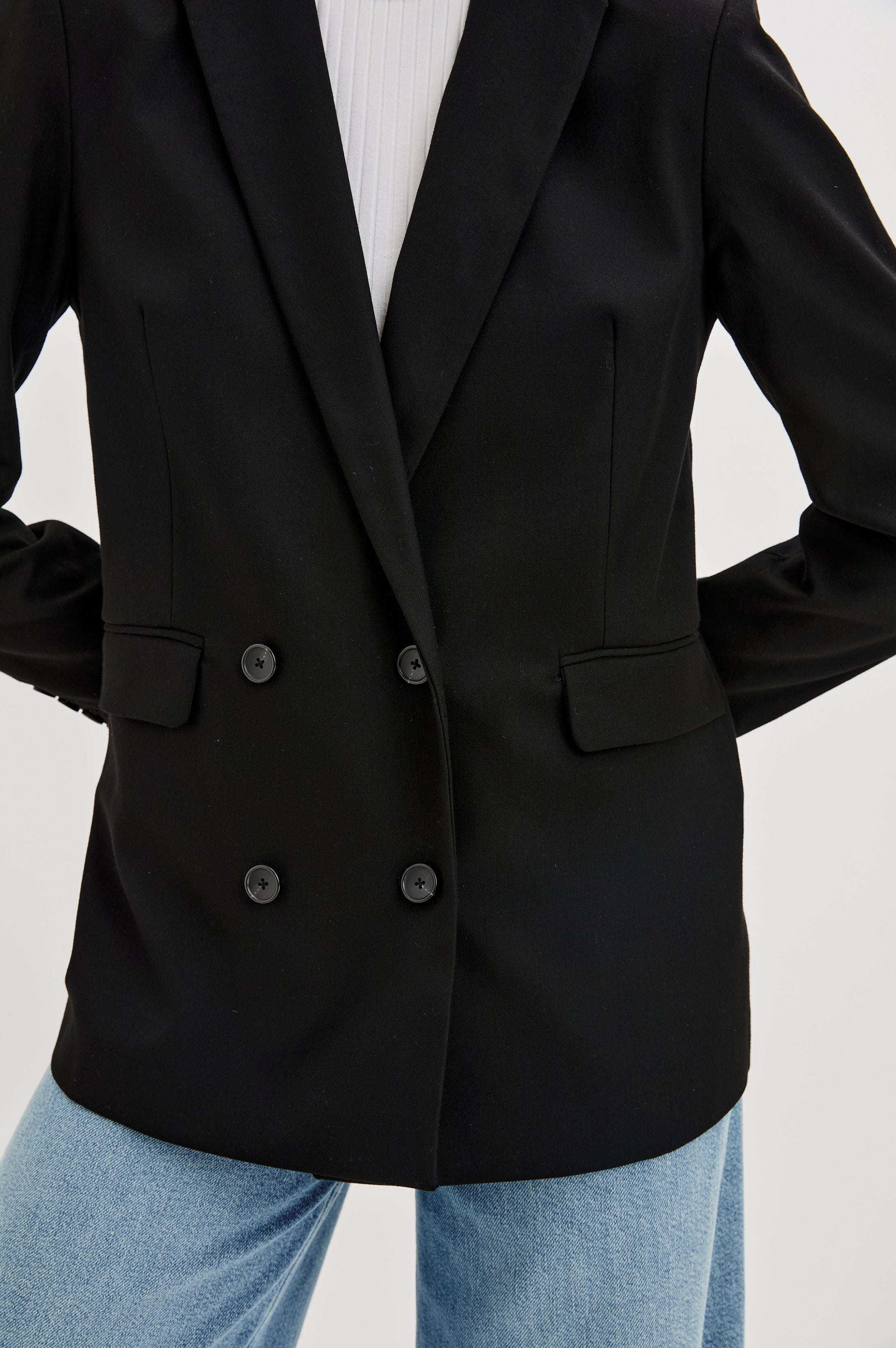 JAC BLAZER - BLACK TWILL – Rails