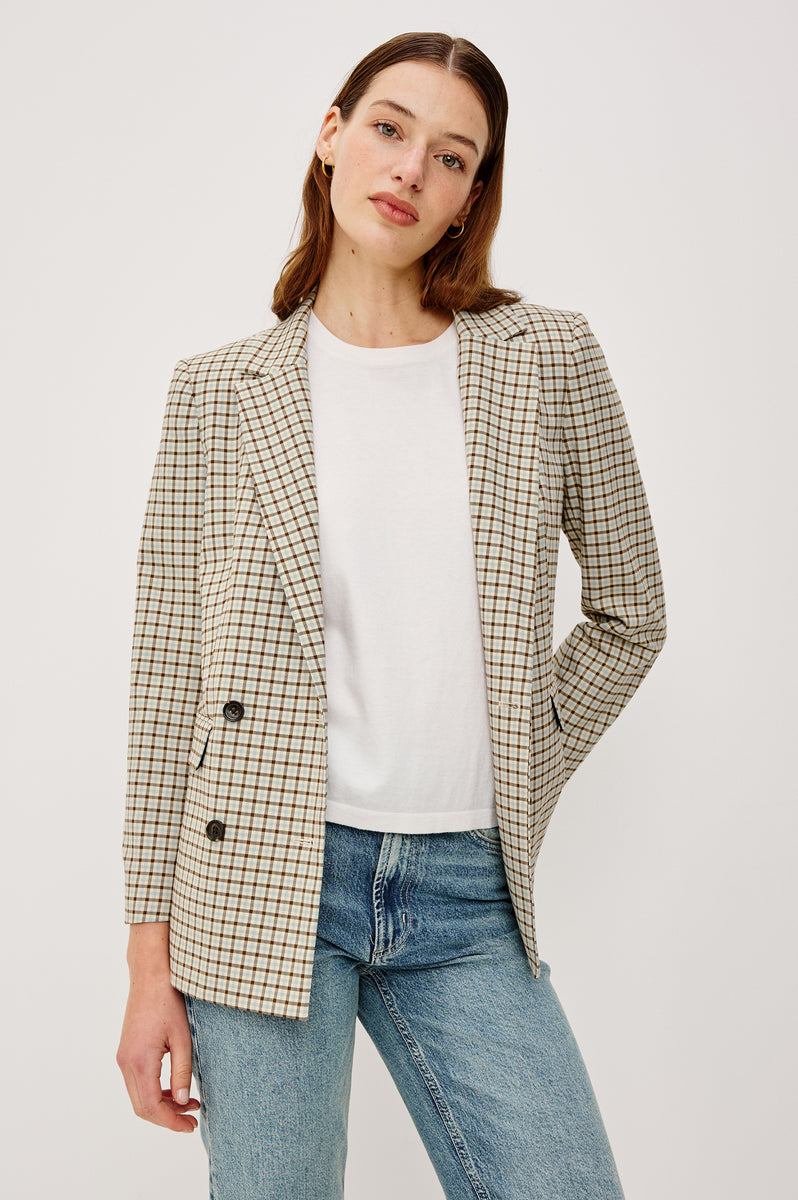 JAC BLAZER - BLUE BAY CHECK – Rails