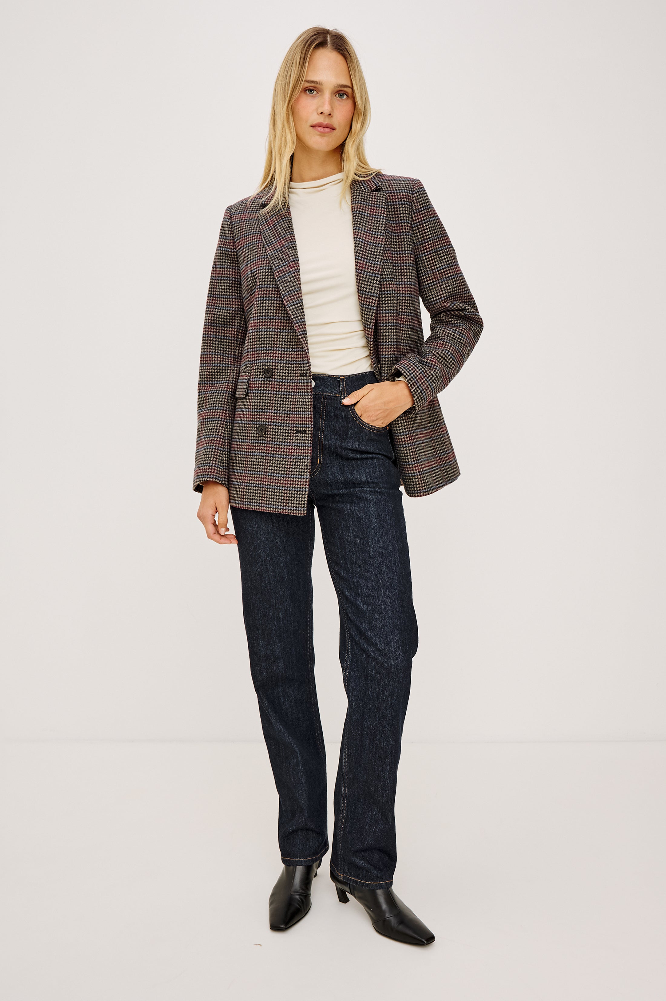 JAC BLAZER - BLACK LAPIZ – Rails