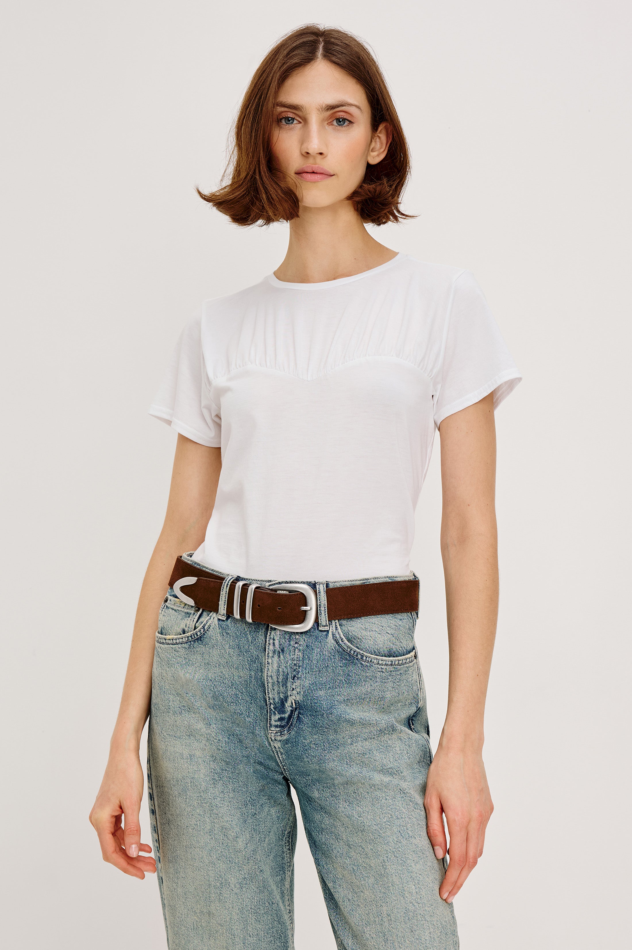 トップス theredthread harness blouse white JANIS TOP - WHITE – Rails