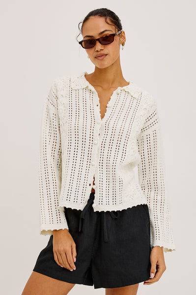 JENNI SWEATER - IVORY – Rails
