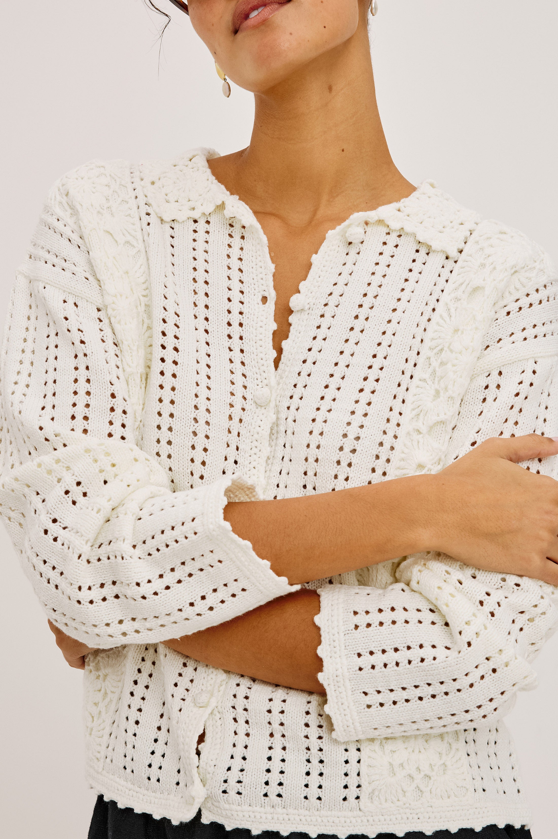 JENNI SWEATER - IVORY – Rails