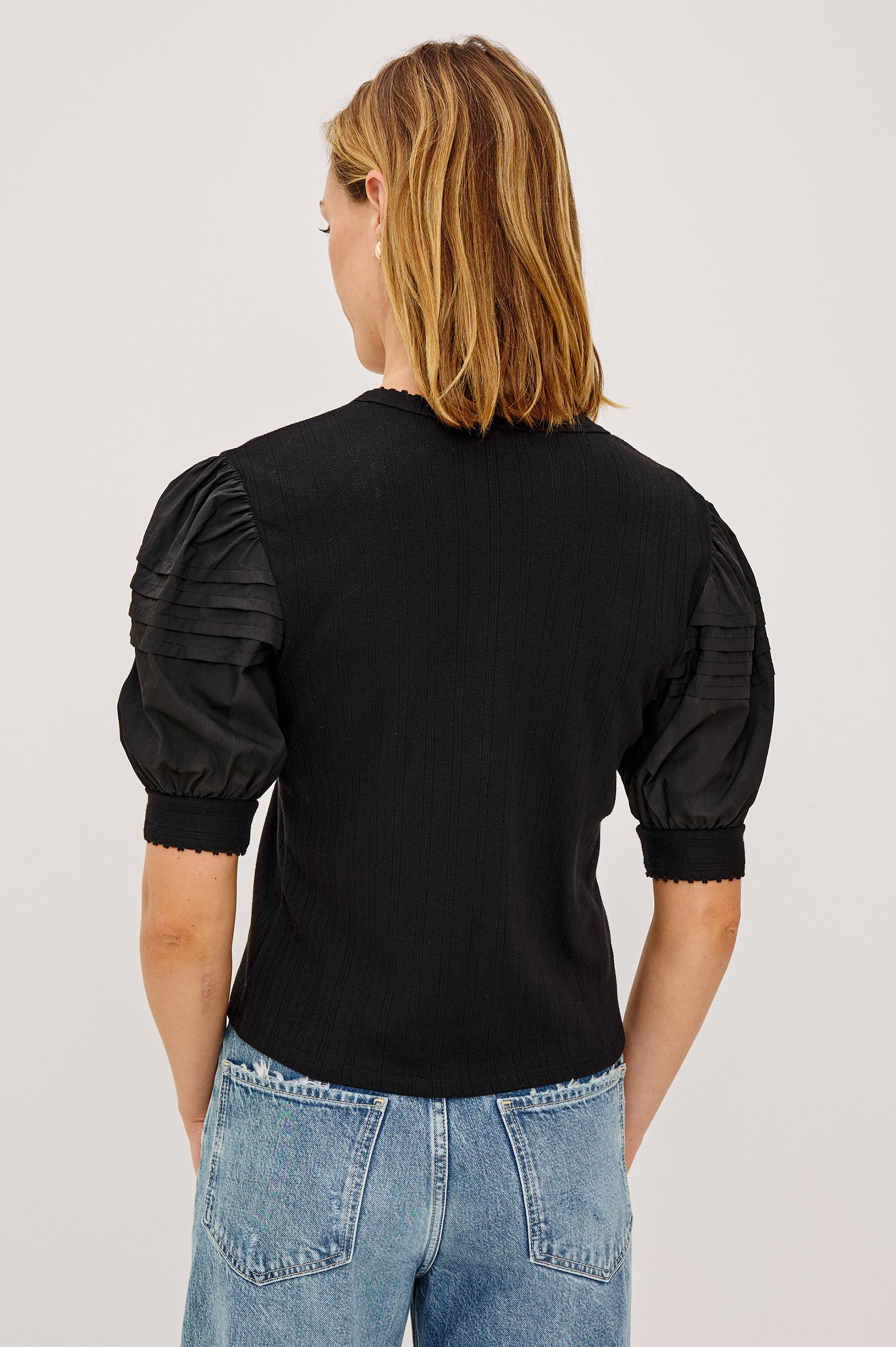 JESSIE SHIRT - BLACK – Rails