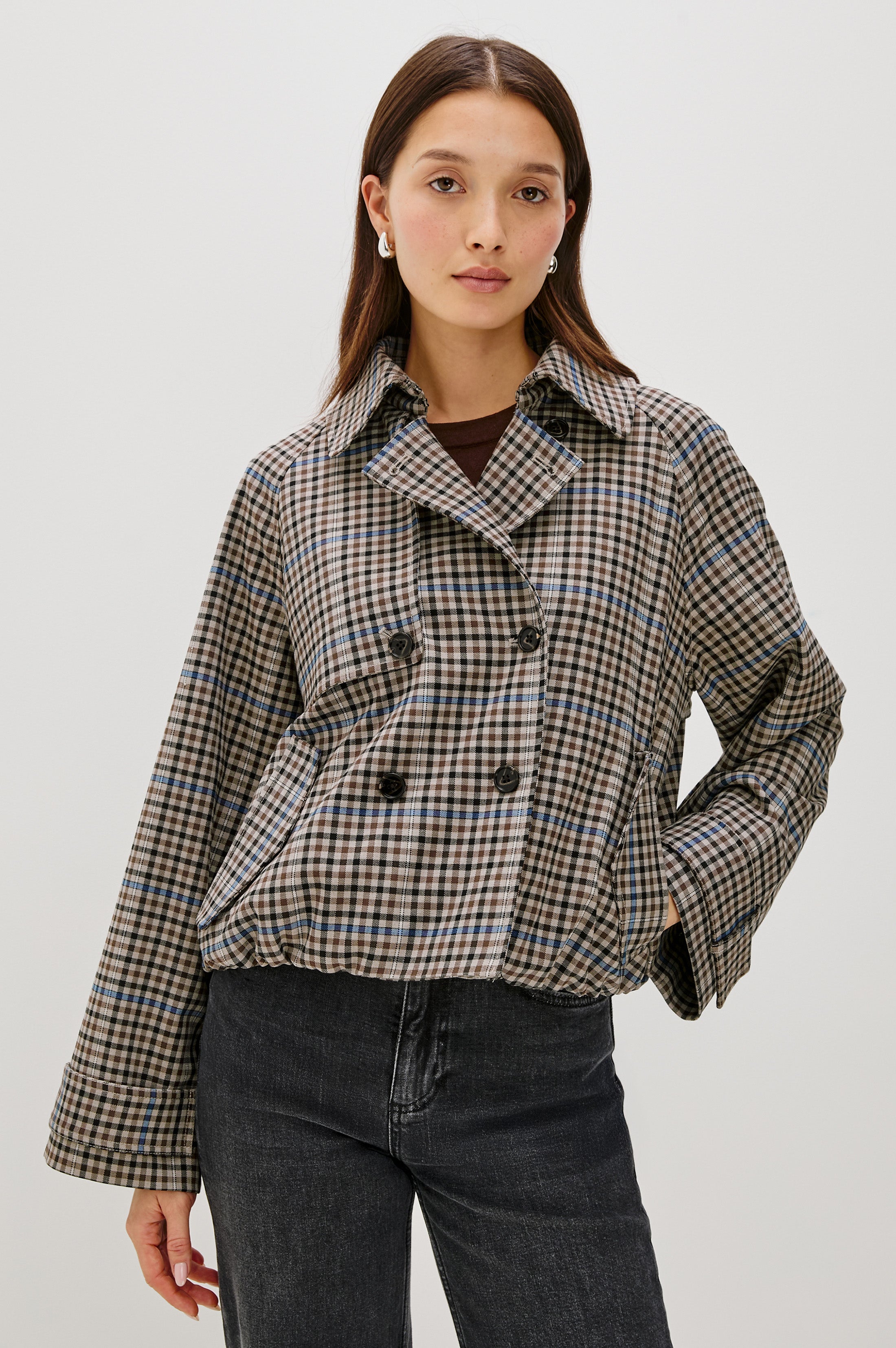 JETT JACKET - MOCHA CHECK – Rails