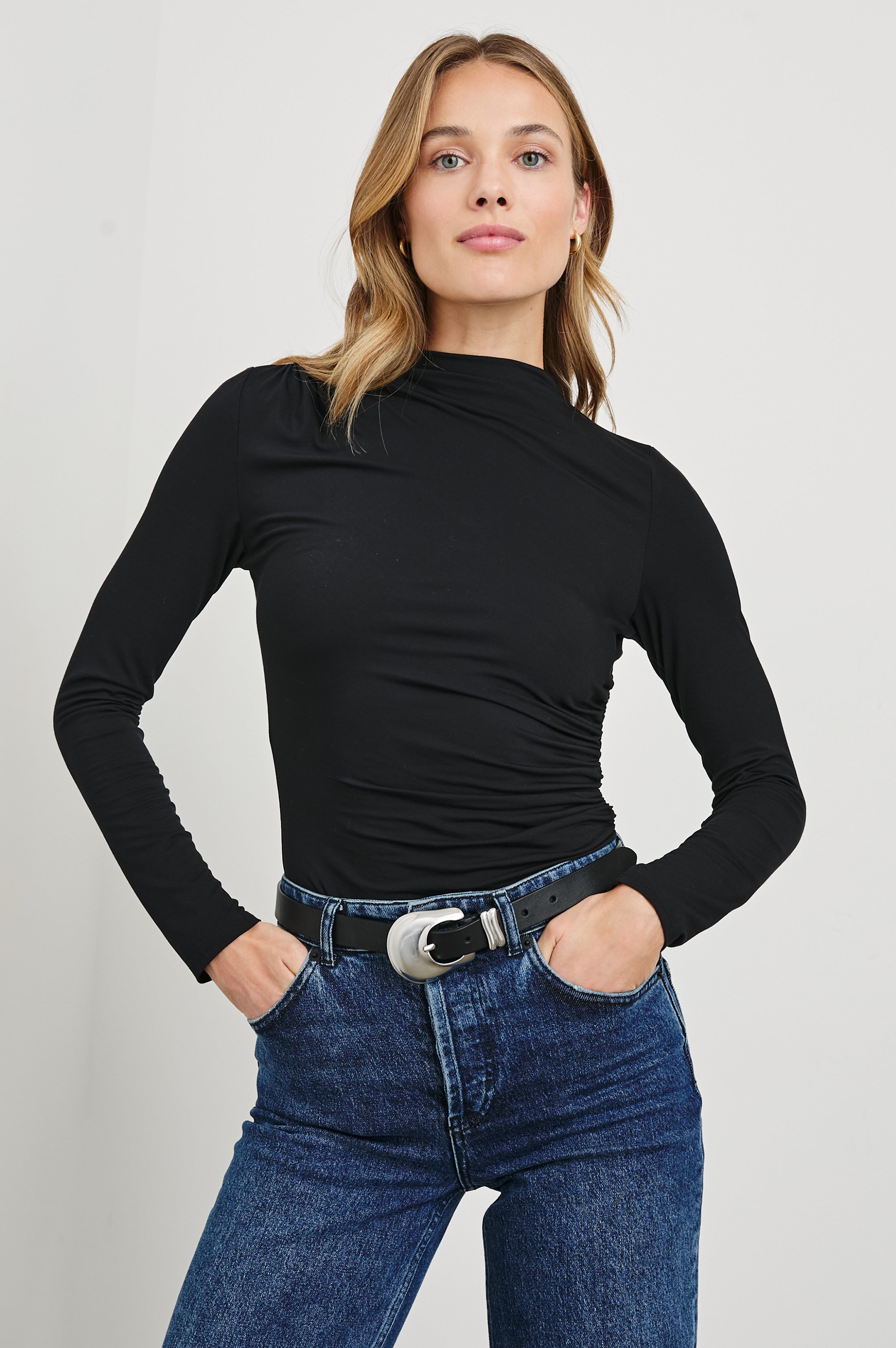 JOELLE TOP - BLACK ONYX – Rails