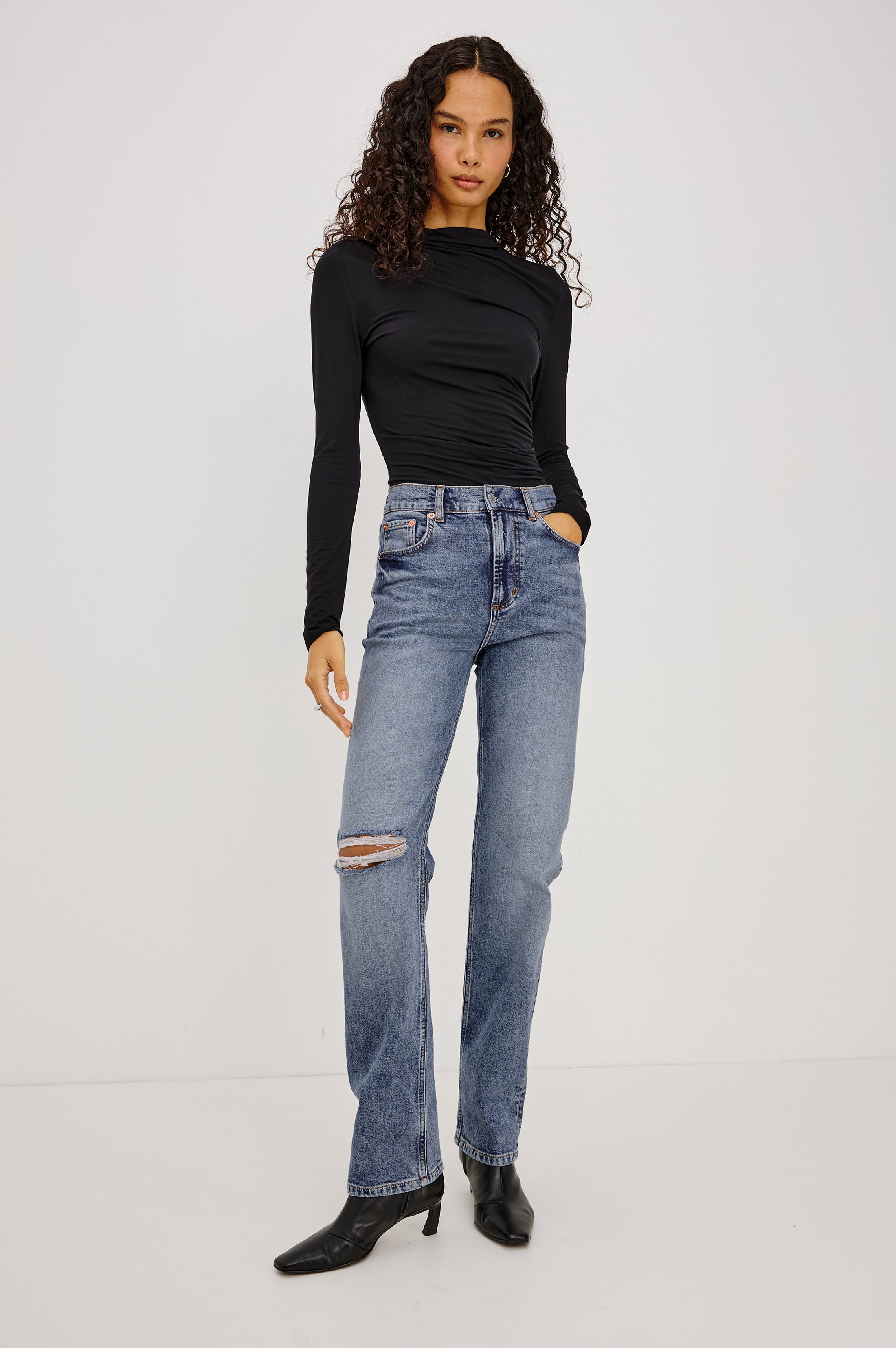 JOELLE TOP - BLACK ONYX – Rails
