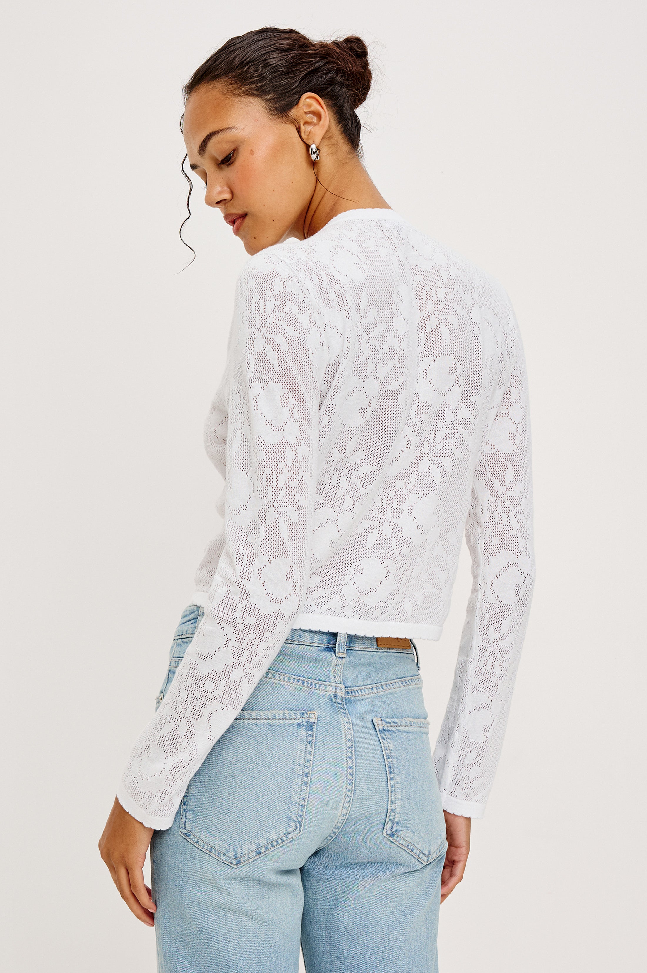 JULY CARDIGAN - WHITE – Rails