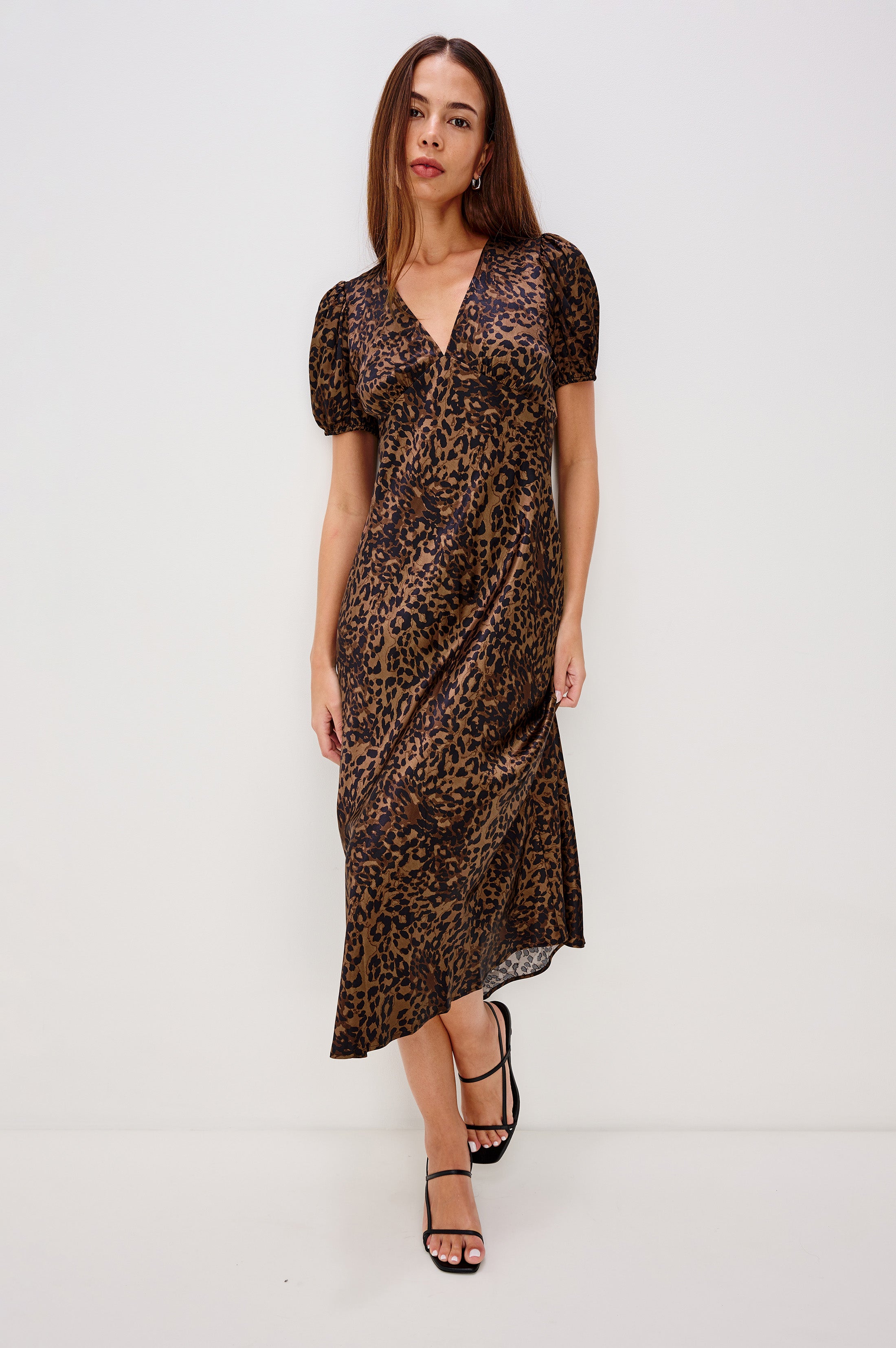 JUNIA DRESS - GINGER SPOTTED – Rails