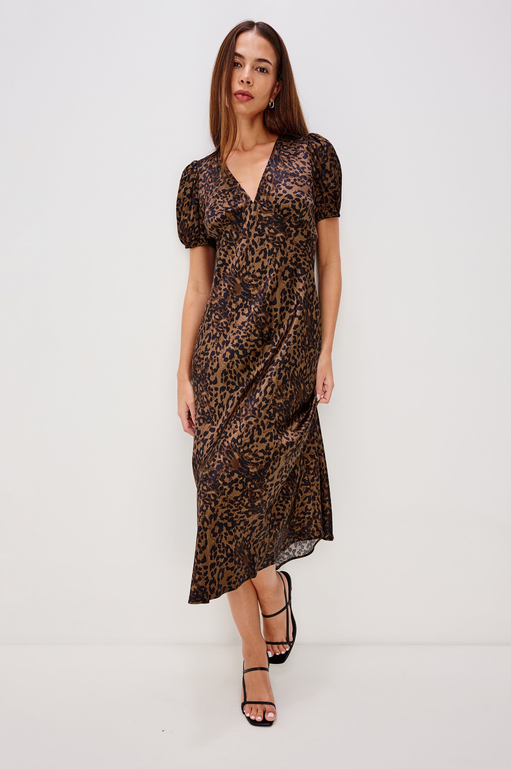 JUNIA DRESS - GINGER SPOTTED