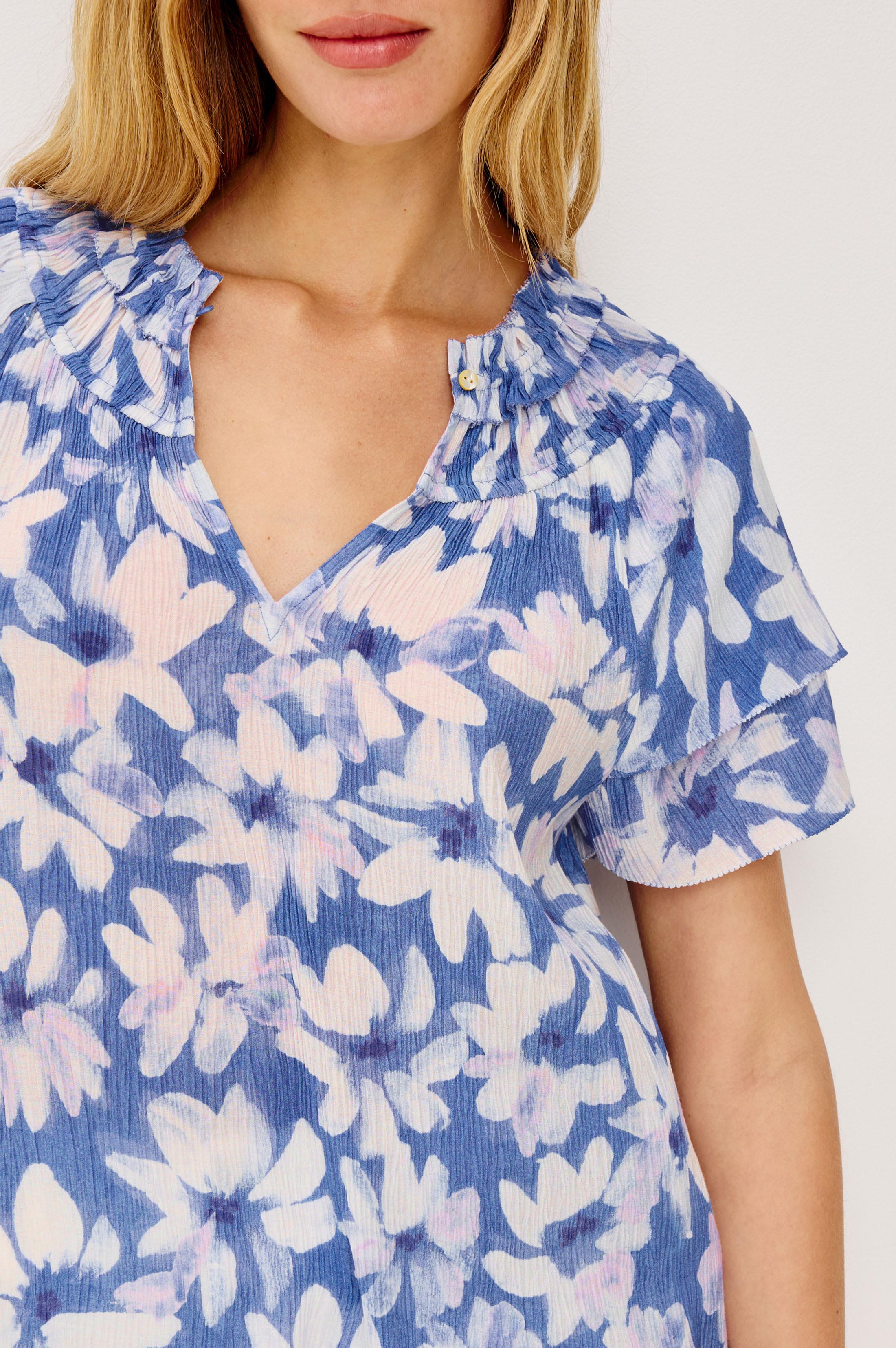 KAMILA TOP - BLUE AMARANTH – Rails