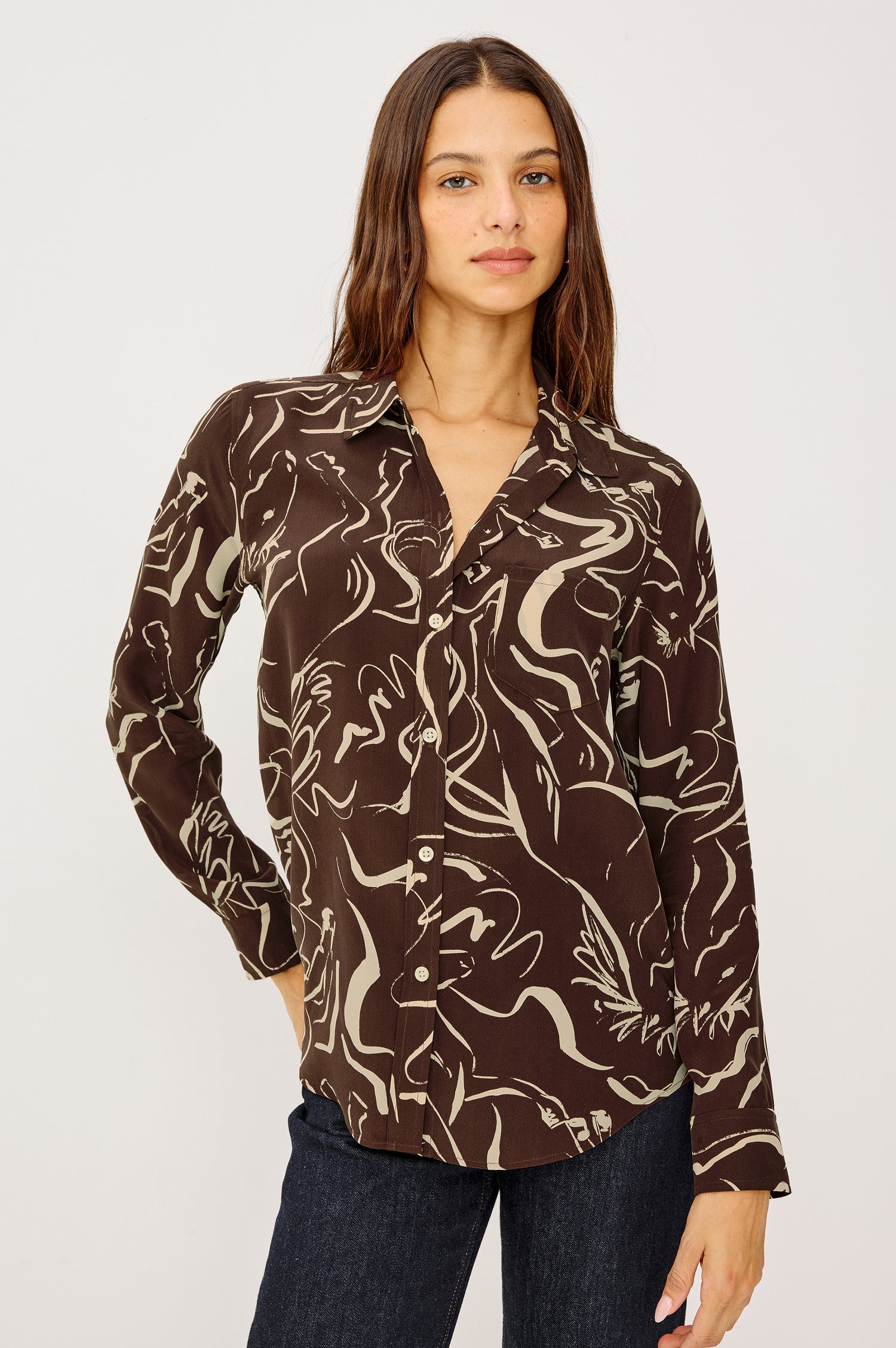 KATE SHIRT - BROWN COLT