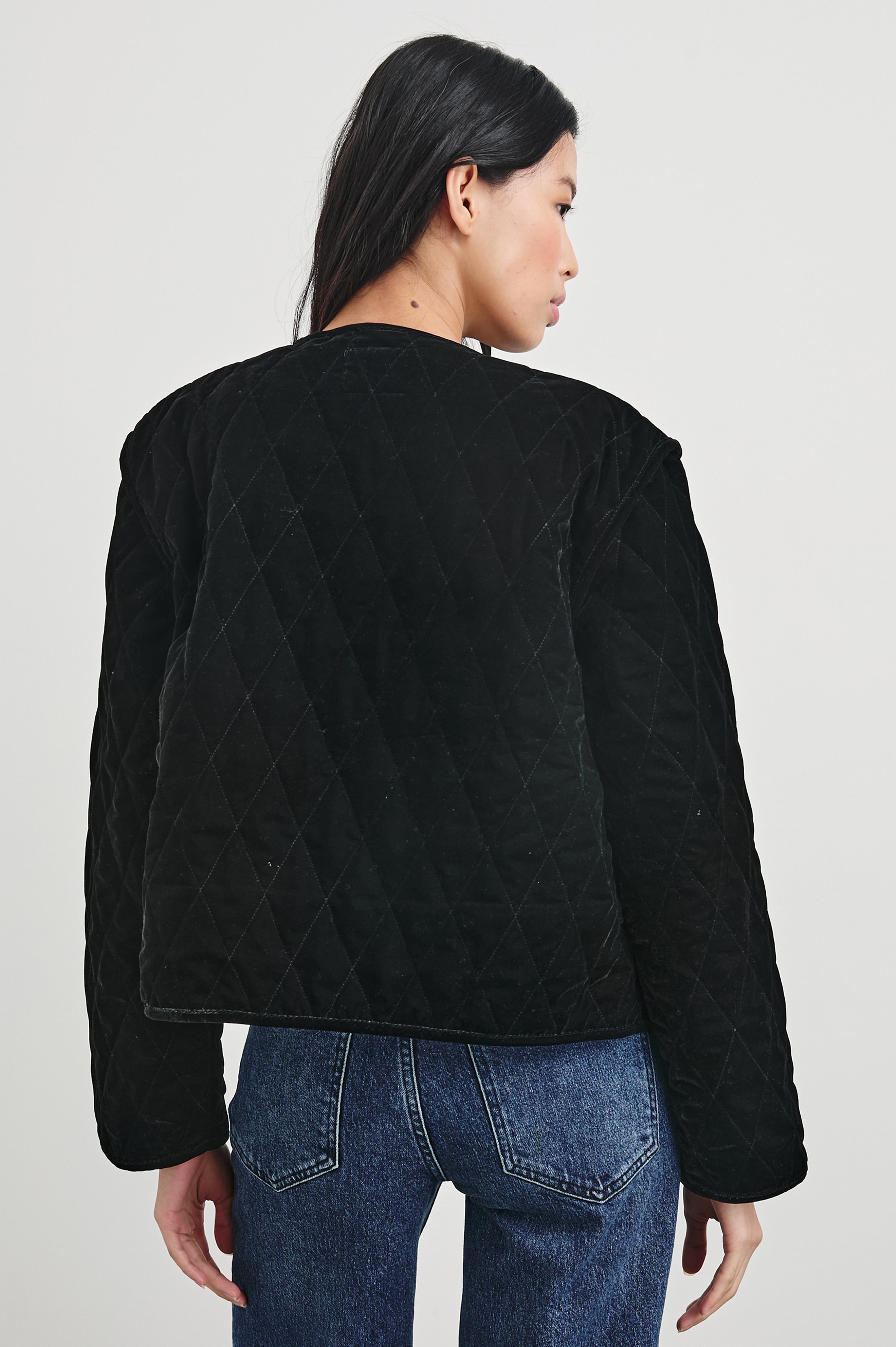 KIKO JACKET - BLACK VELVET – Rails