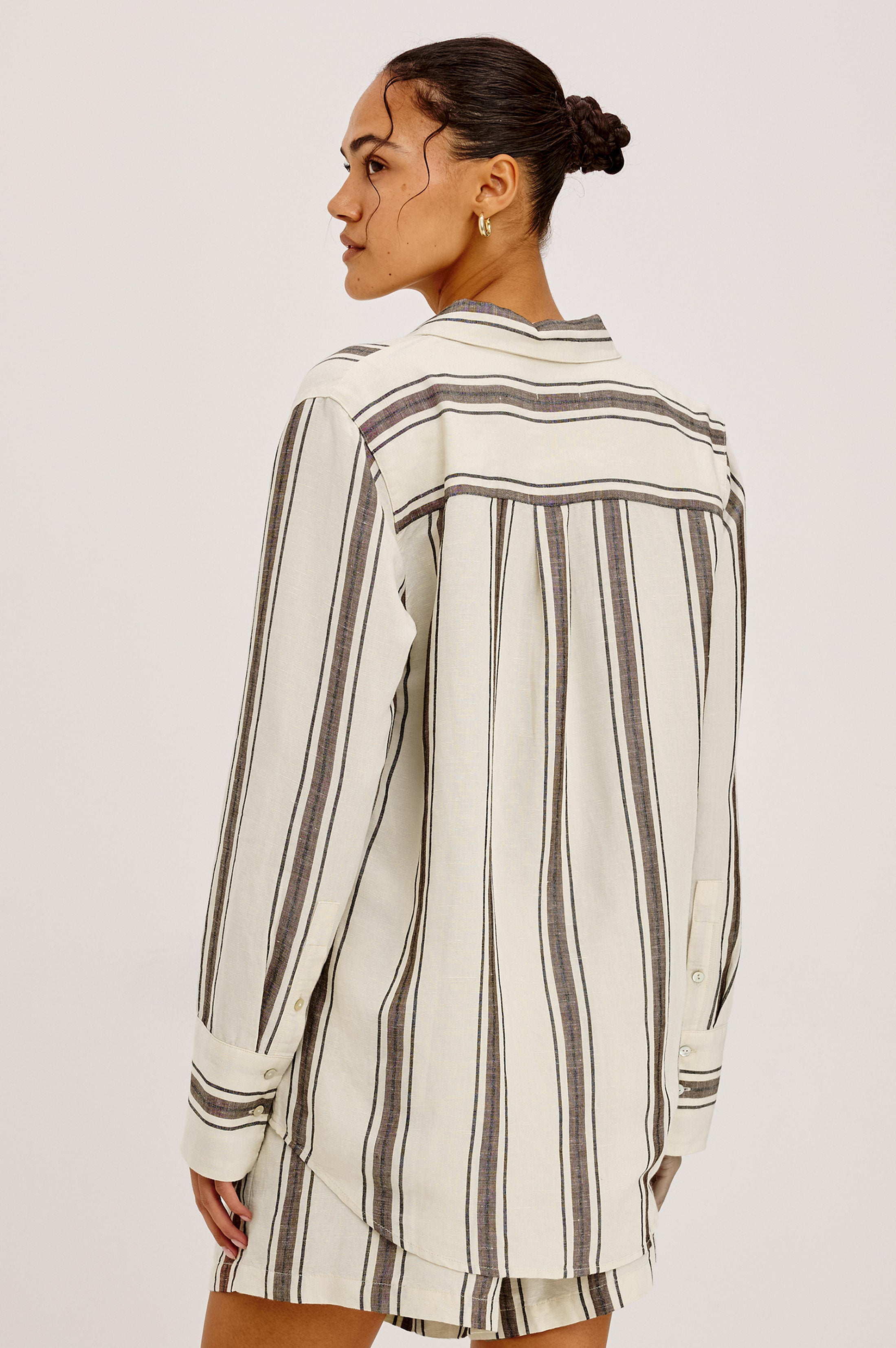 KNOX SHIRT - SEQUOIA STRIPE – Rails