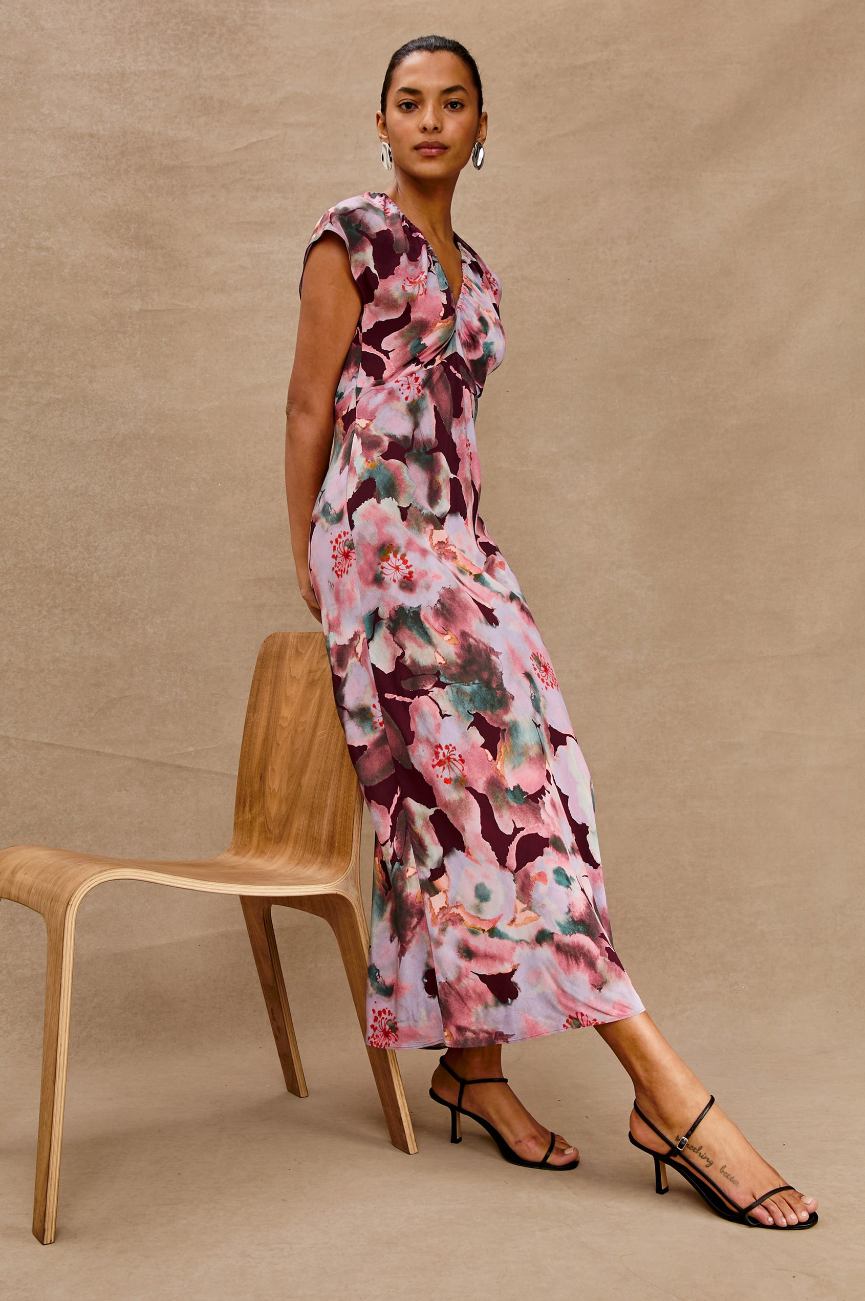 KOURT DRESS - MAGENTA VERBENA Rails KOURT DRESS - MAGENTA VERBENA Rails