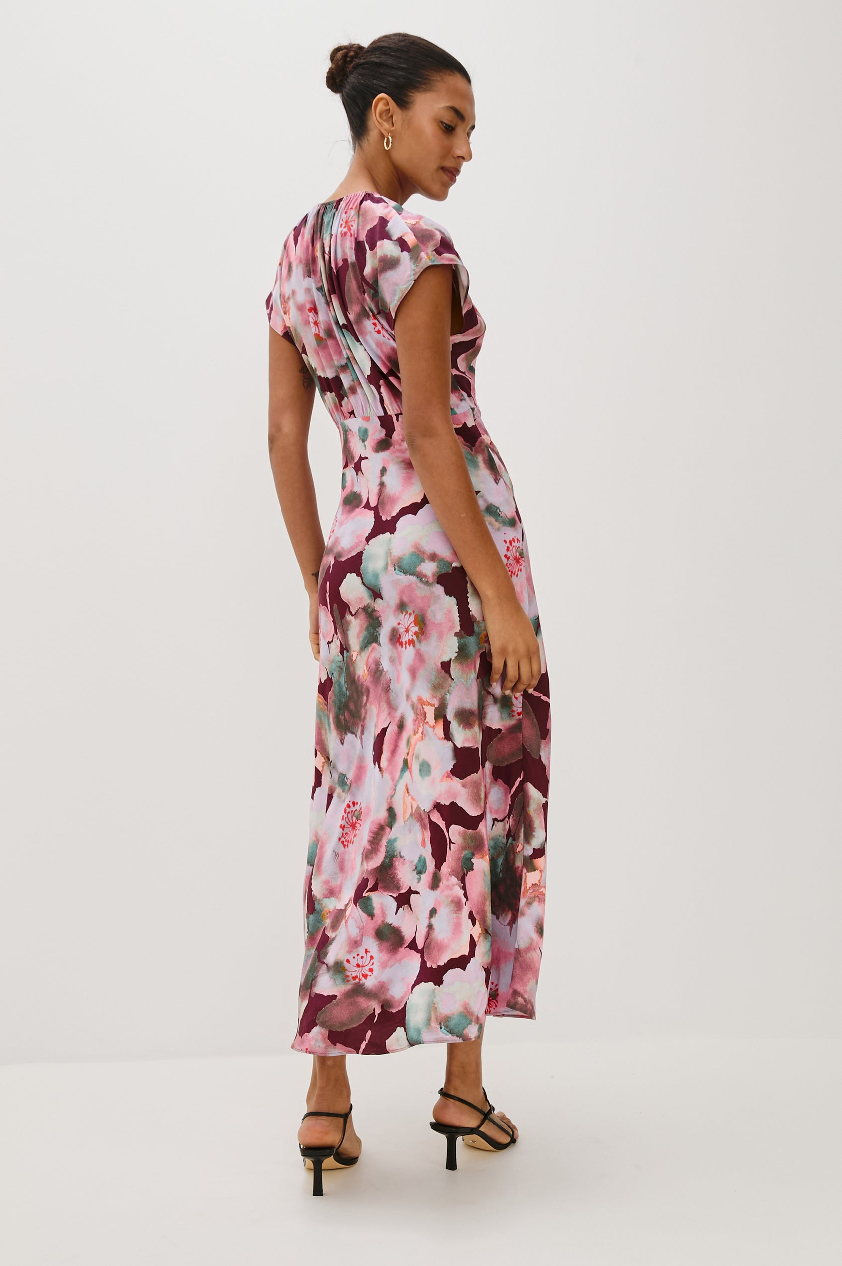 KOURT DRESS - MAGENTA VERBENA