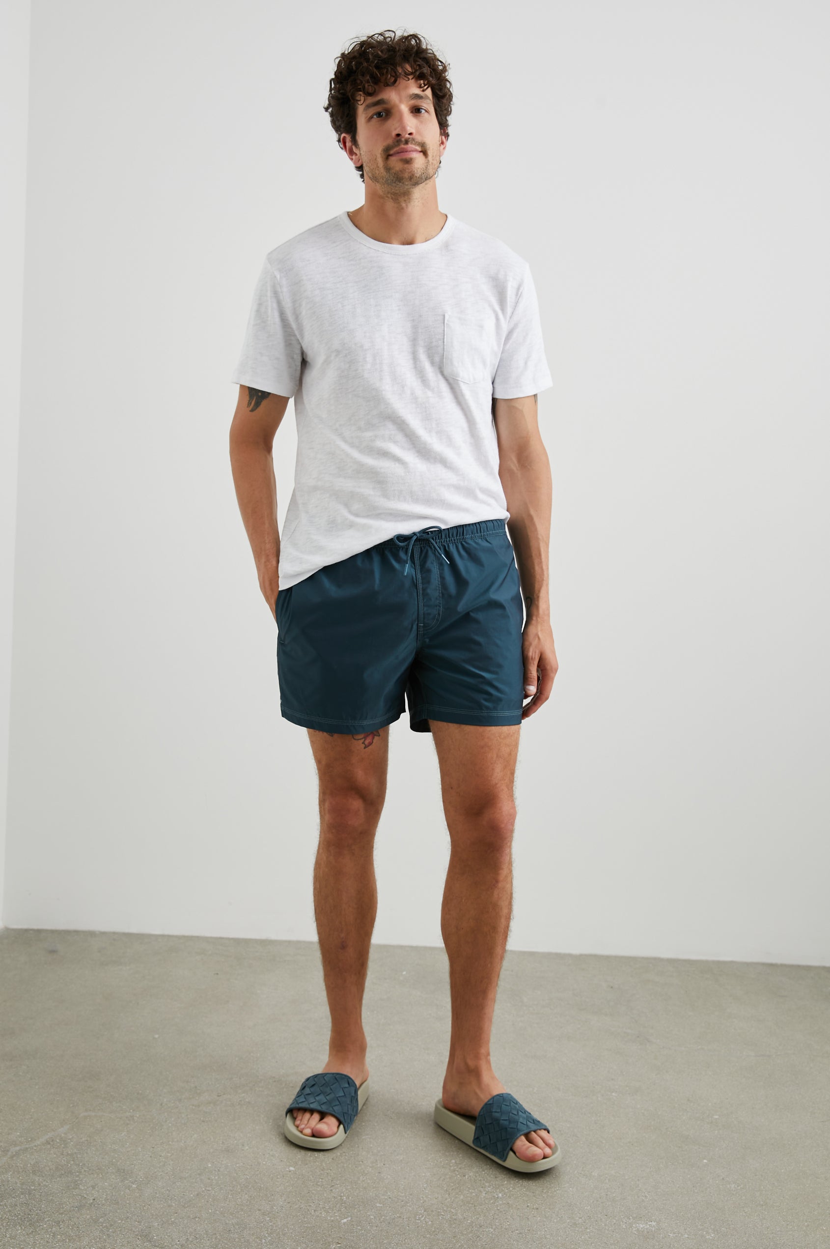 LA BREA SWIM SHORT - DARK AEGEAN - FULLY STYLED