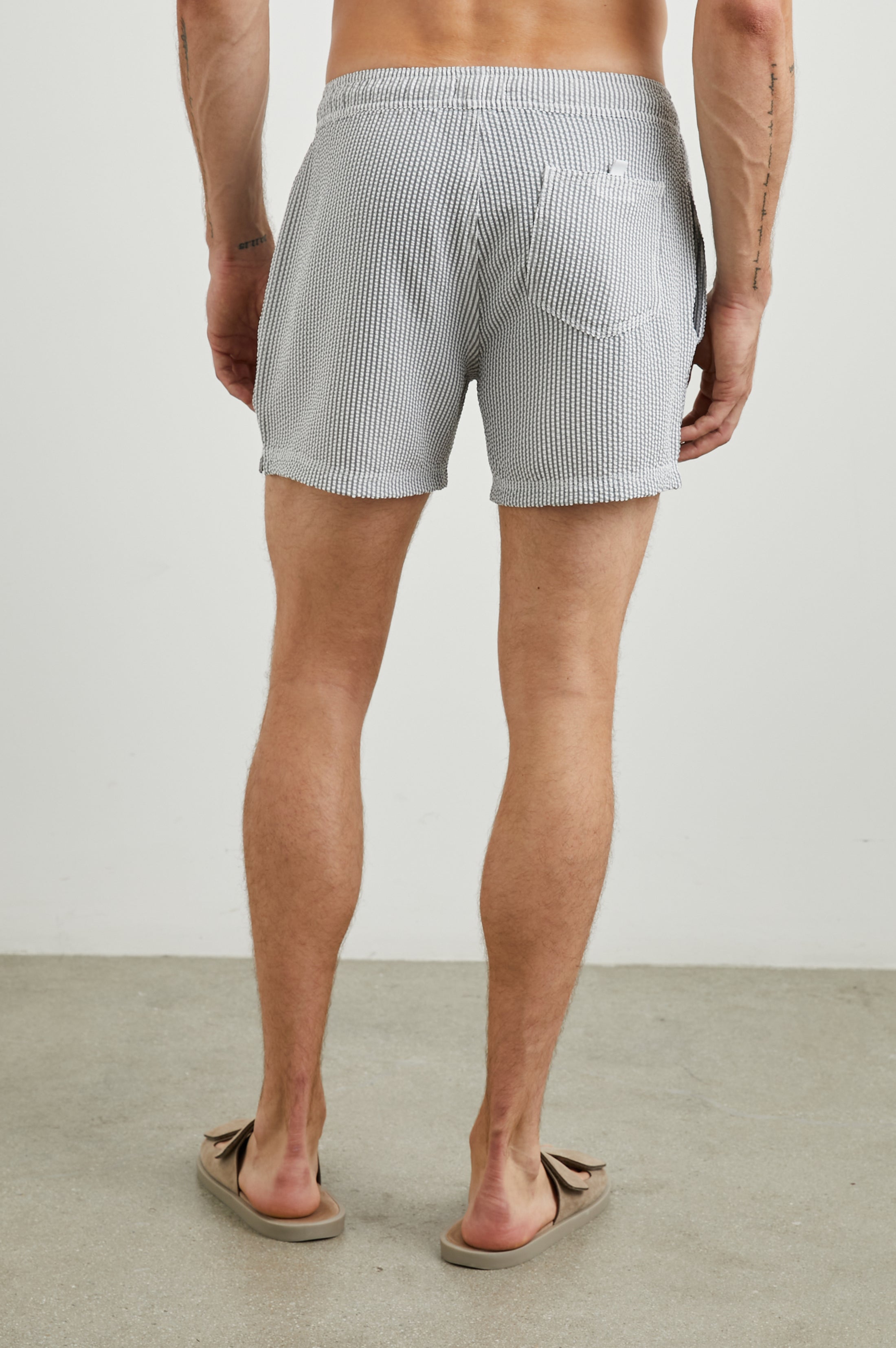 LA BREA SWIM SHORT - FADED SEERSUCKER – Rails