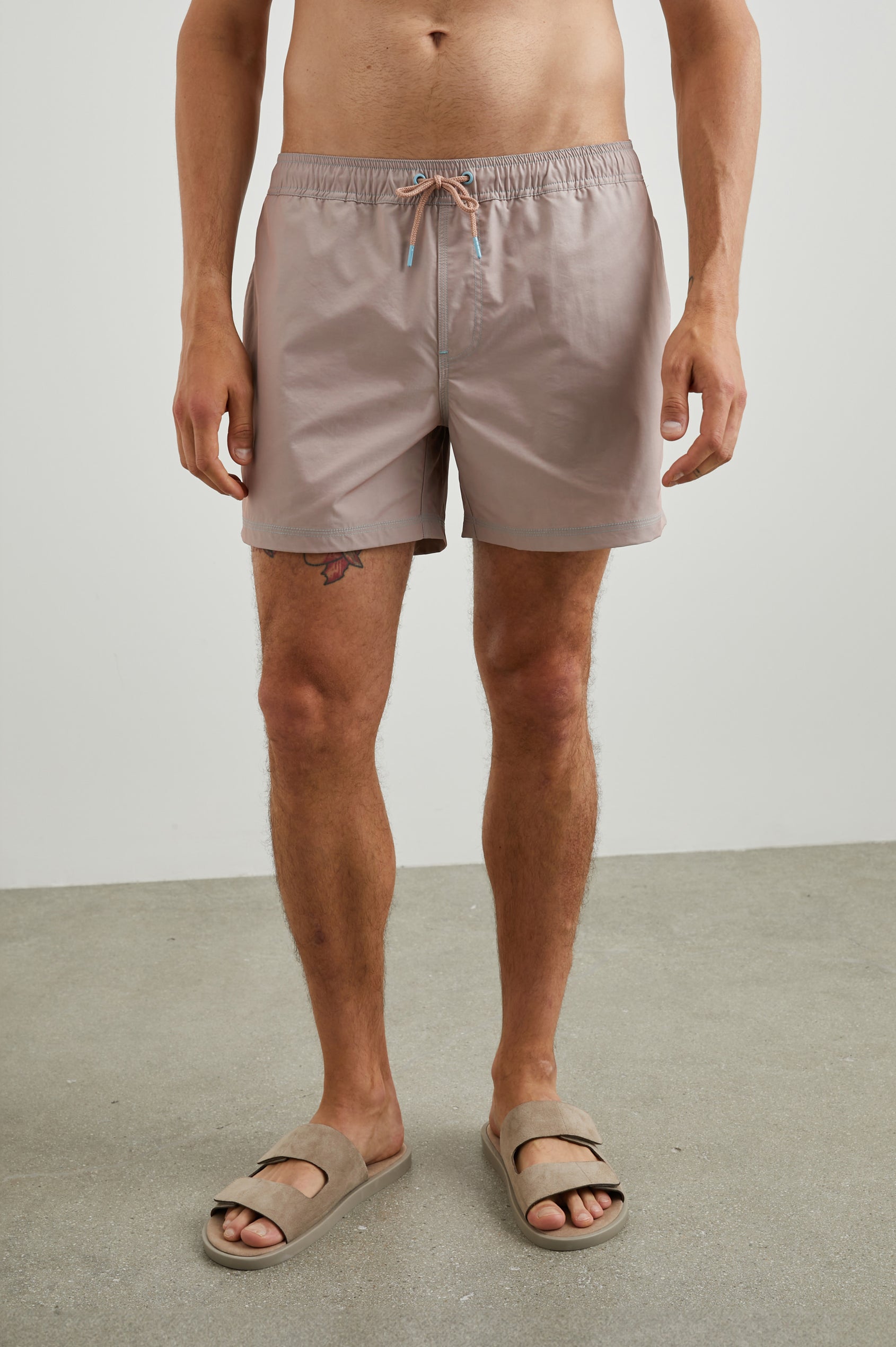 LA BREA SWIM SHORT - ROSE QUARTZ - FRONT BODY