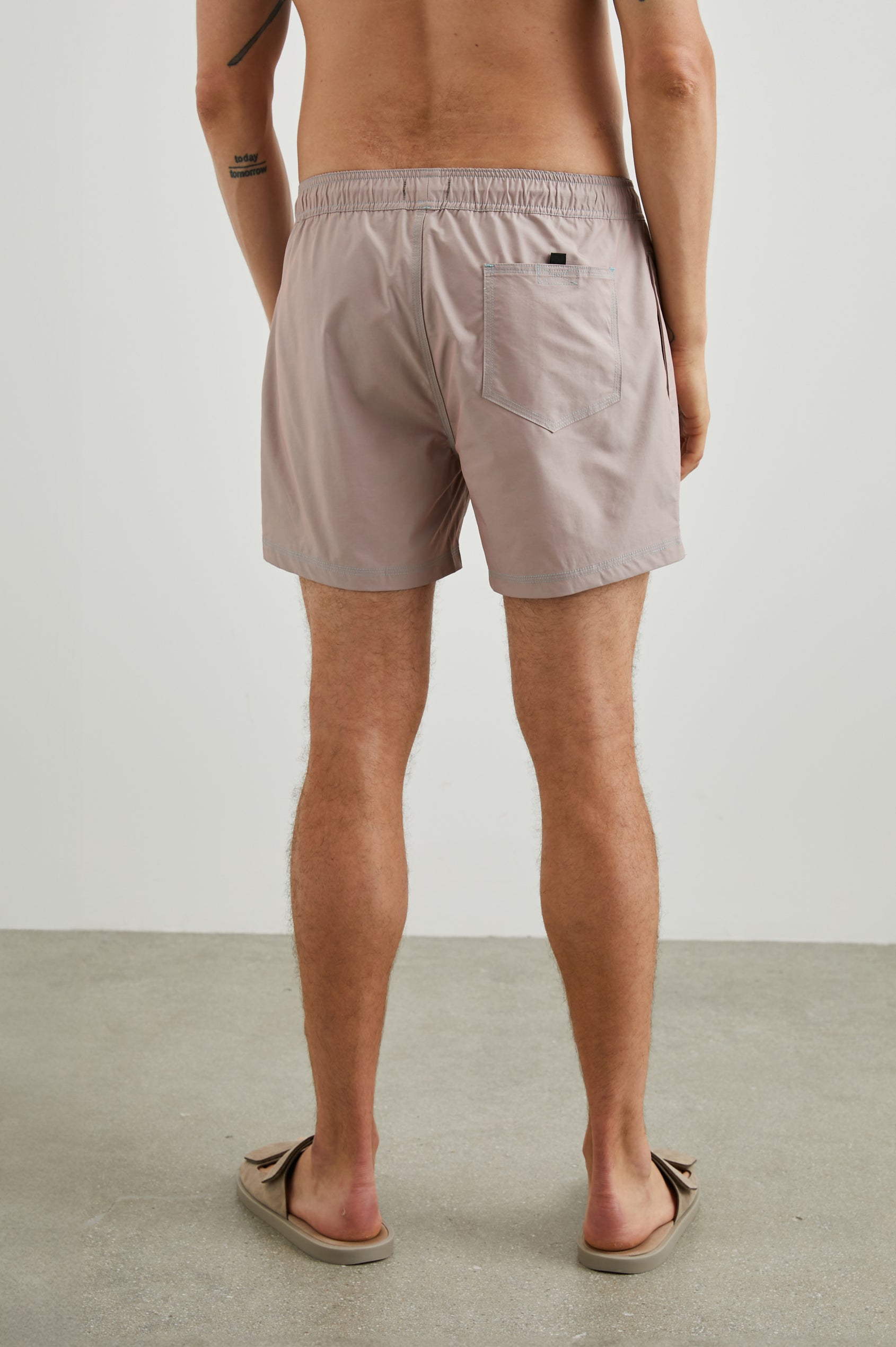 LA BREA SWIM SHORT - ROSE QUARTZ - back BODY