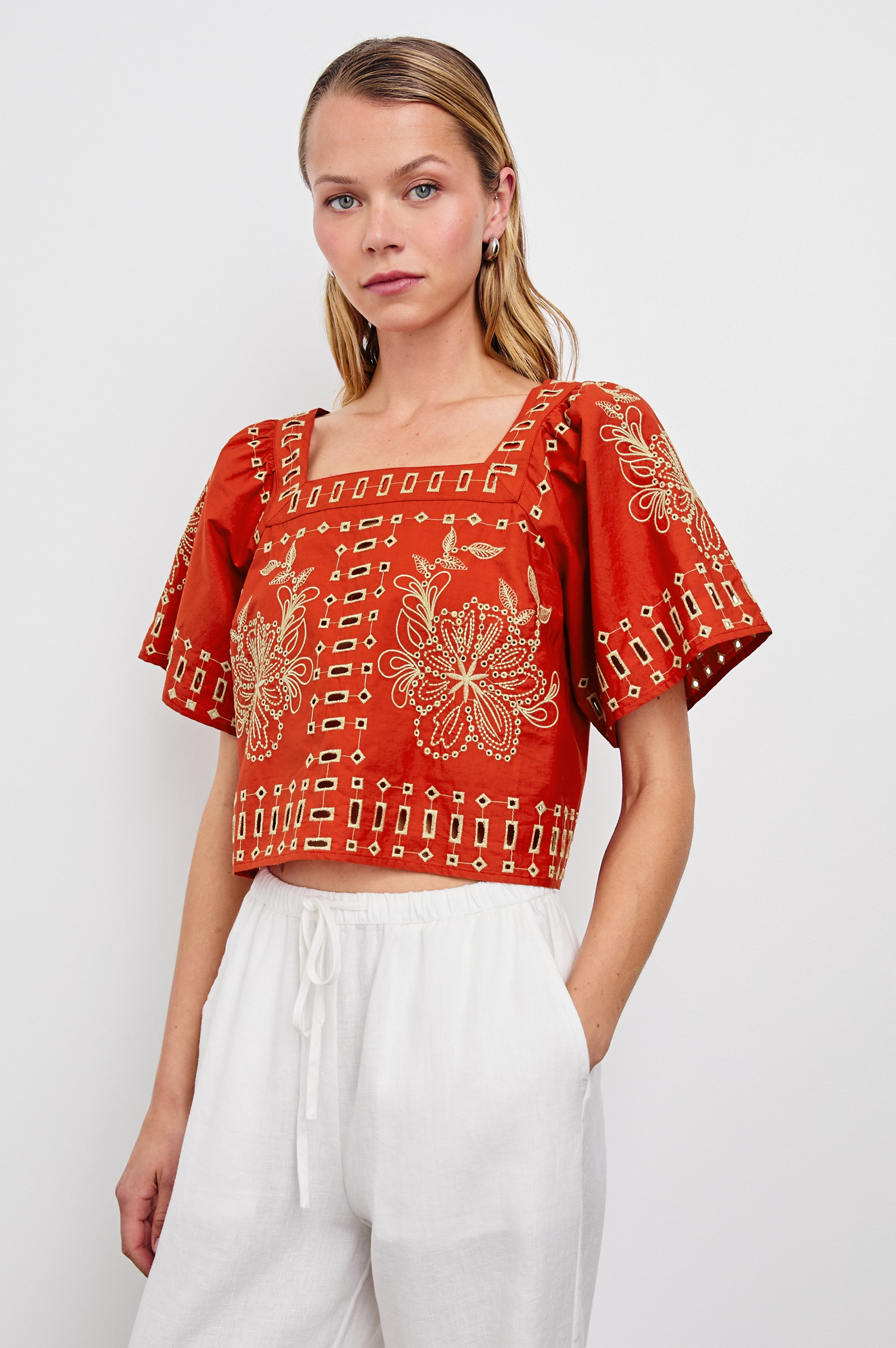 LAINE TOP - TERRACOTTA – Rails