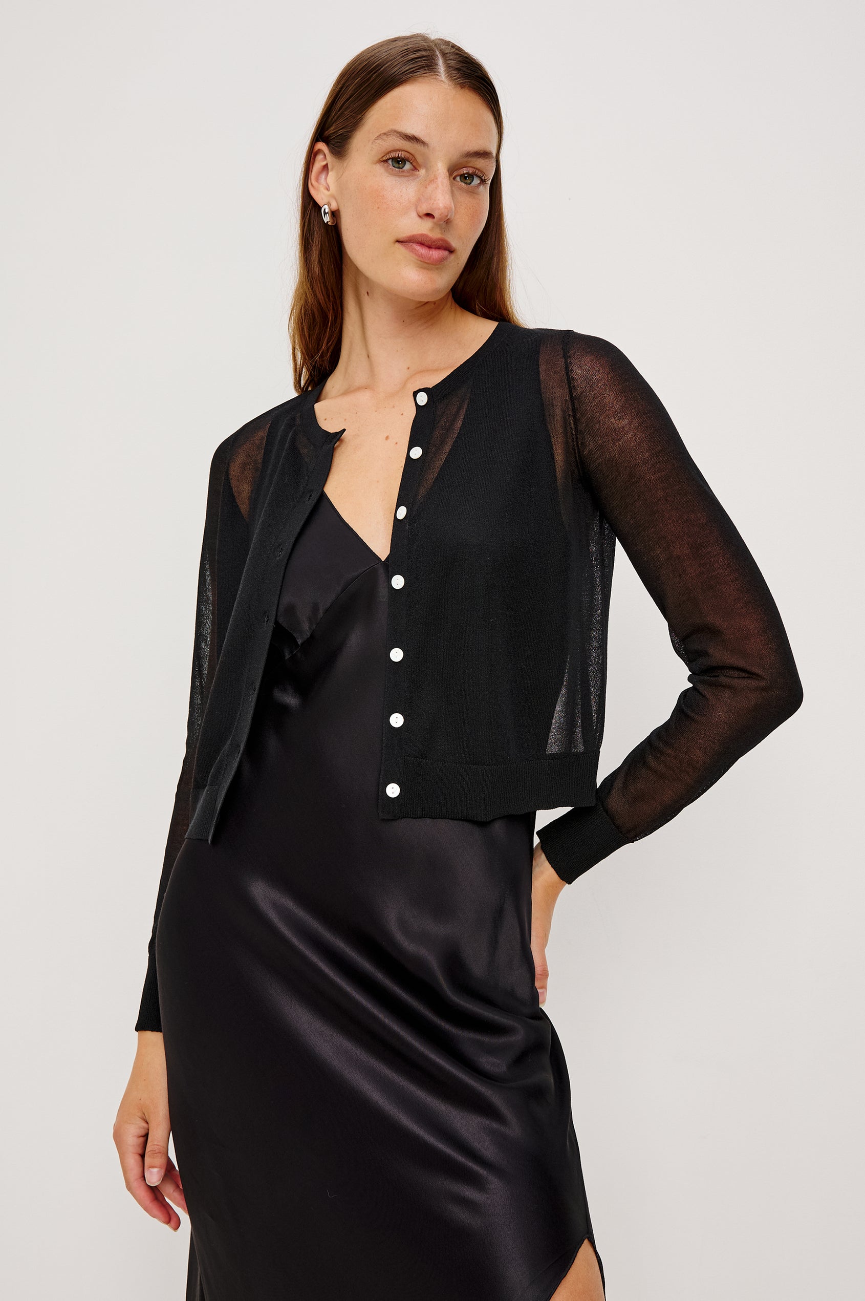 Rails Women's Lakelyn Fine Knit Cardigan - Black