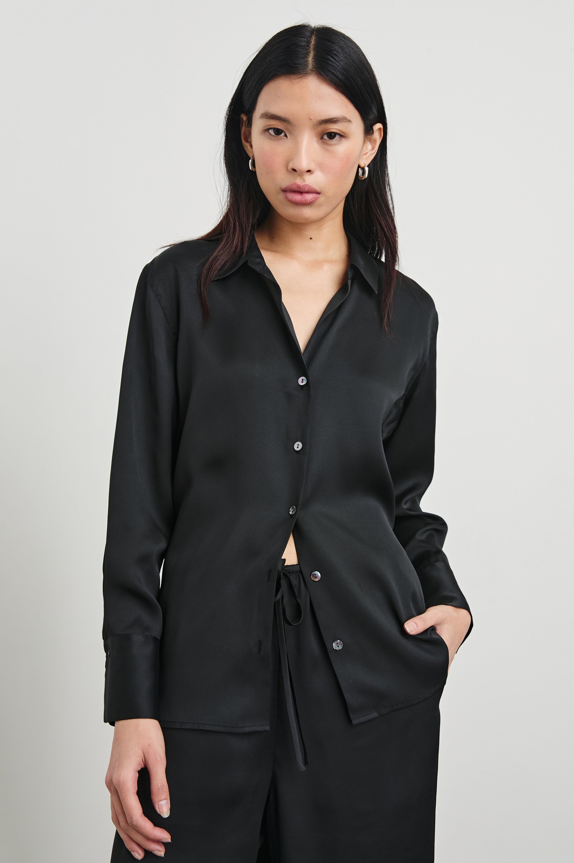 Rails | Ledger Shirt - Black | Size L