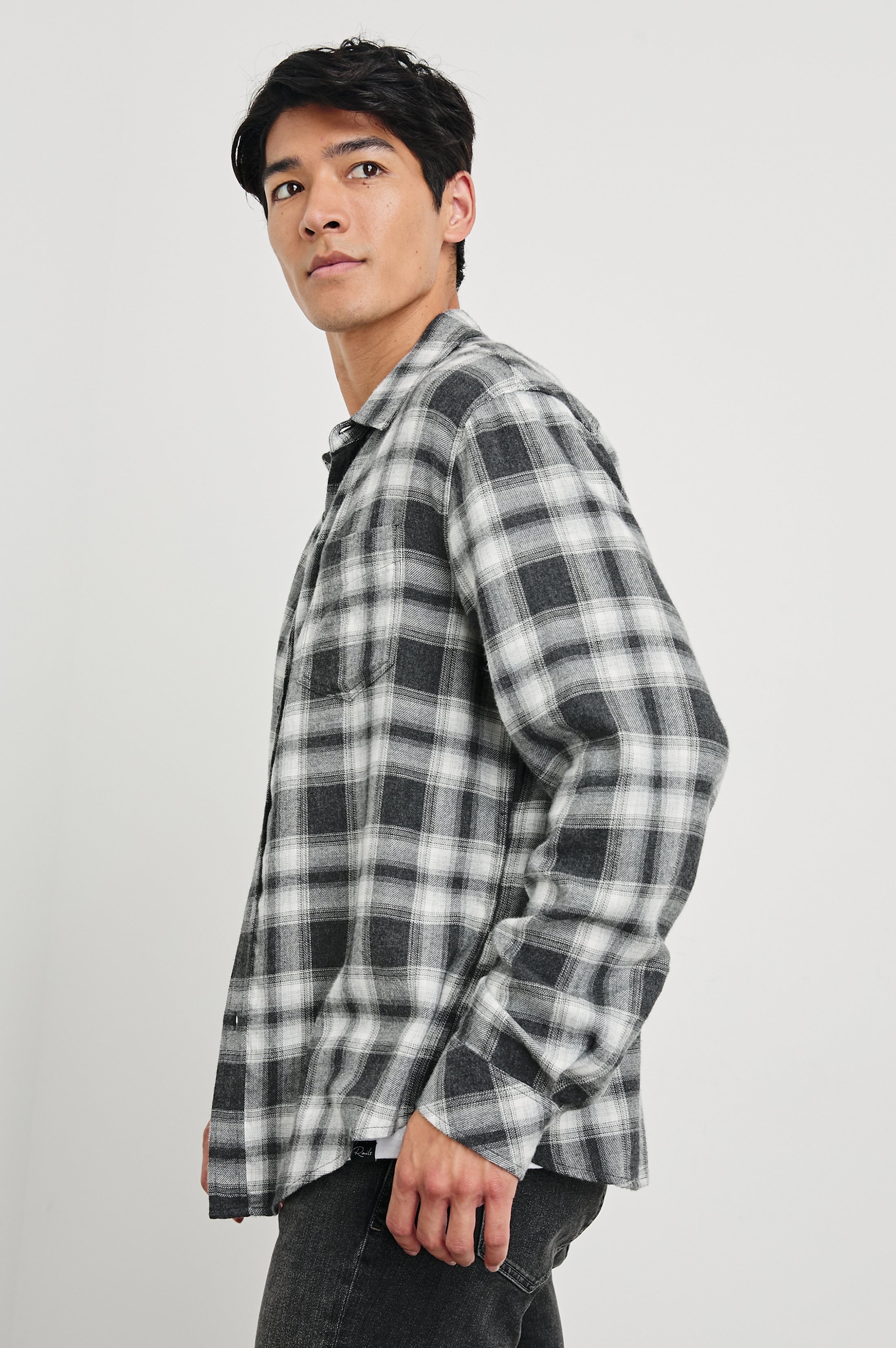 LENNOX SHIRT - BLACK OAK HAZE – Rails