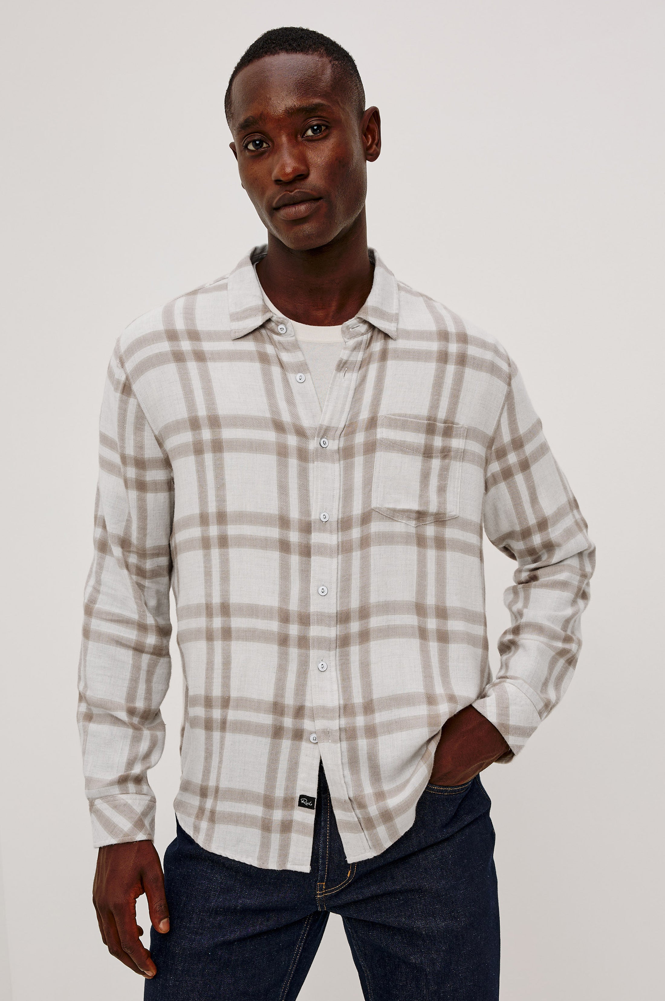 LENNOX SHIRT - TAWNY CLOUD HEATHER – Rails