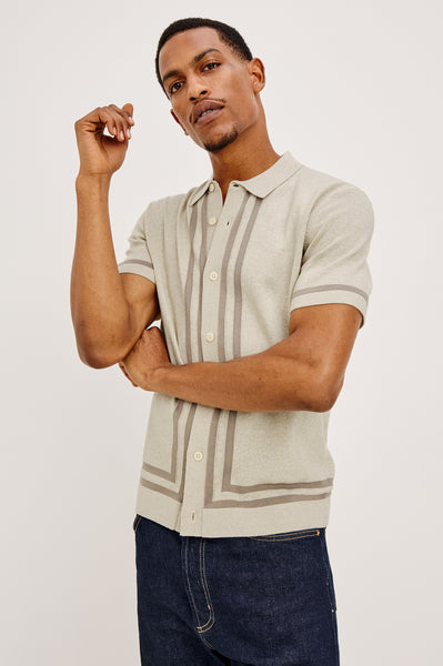 LEO SHIRT - DRIFTWOOD MELANGE – Rails