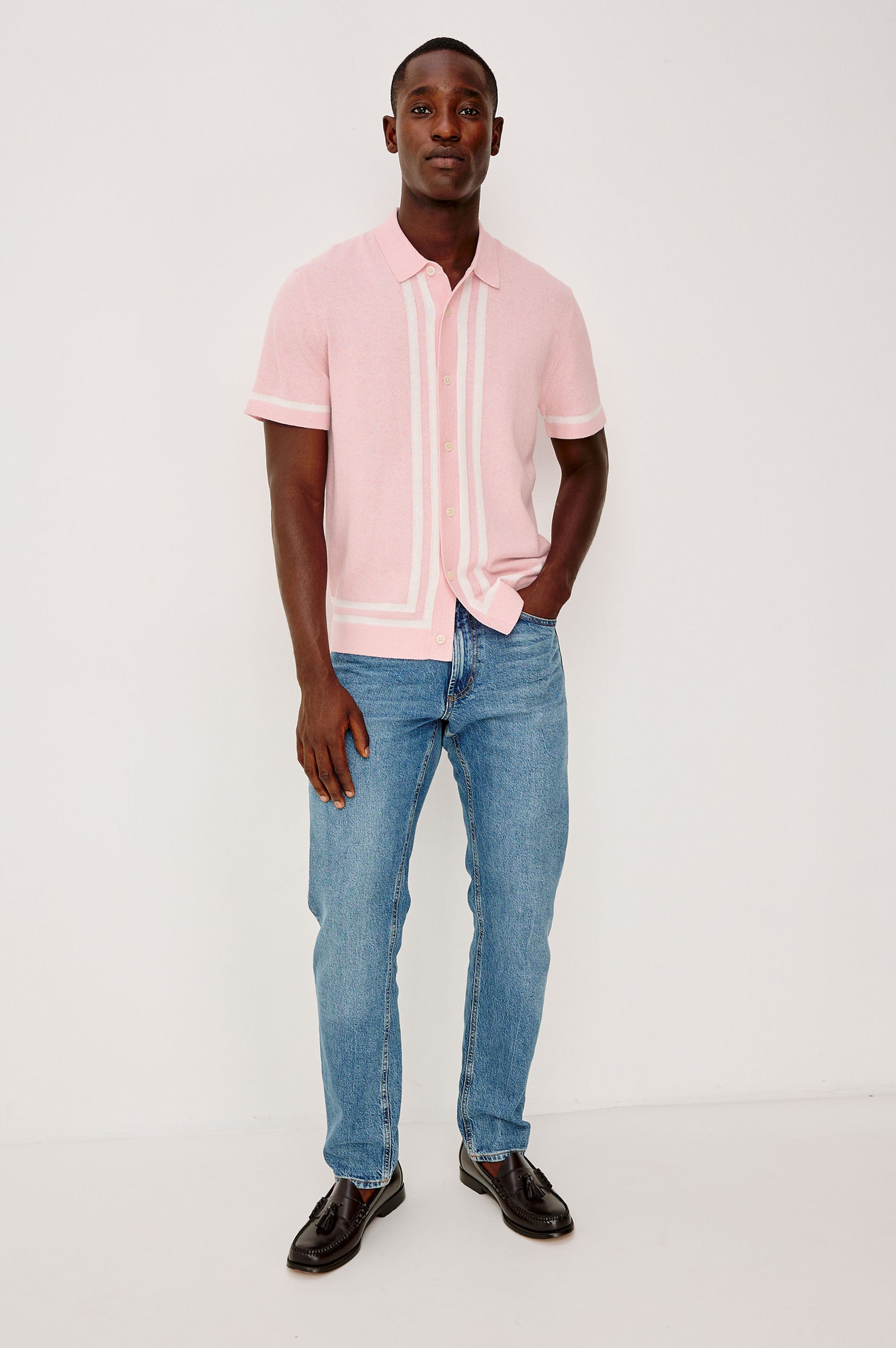 pink dress shirt with jeans Stylish Blue Jeans Matching Shirt Combinations for Mens