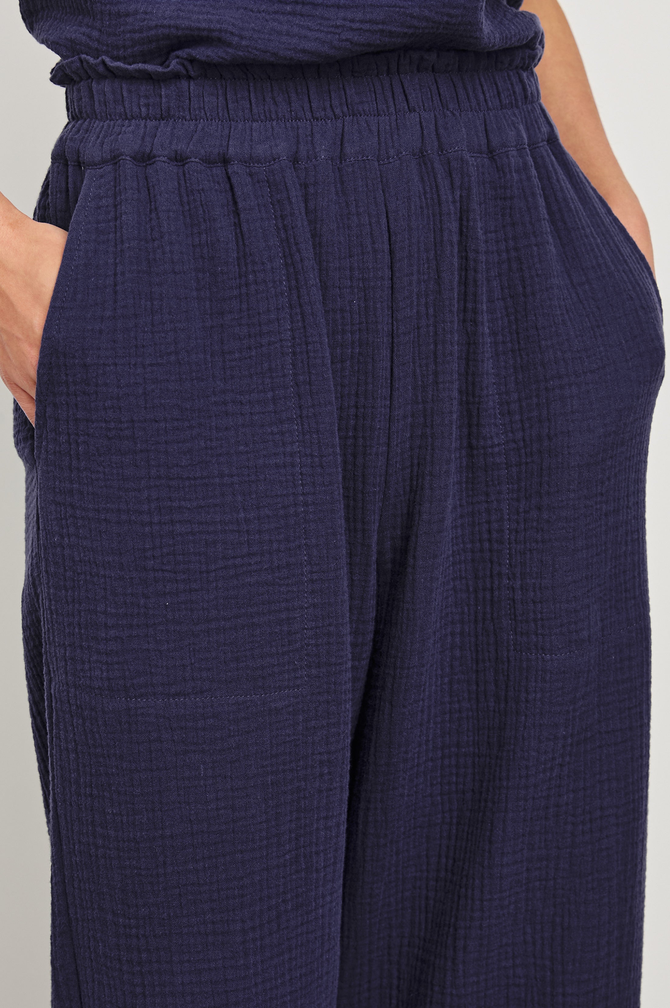 LEON CROP PANT - ADMIRAL BLUE – Rails