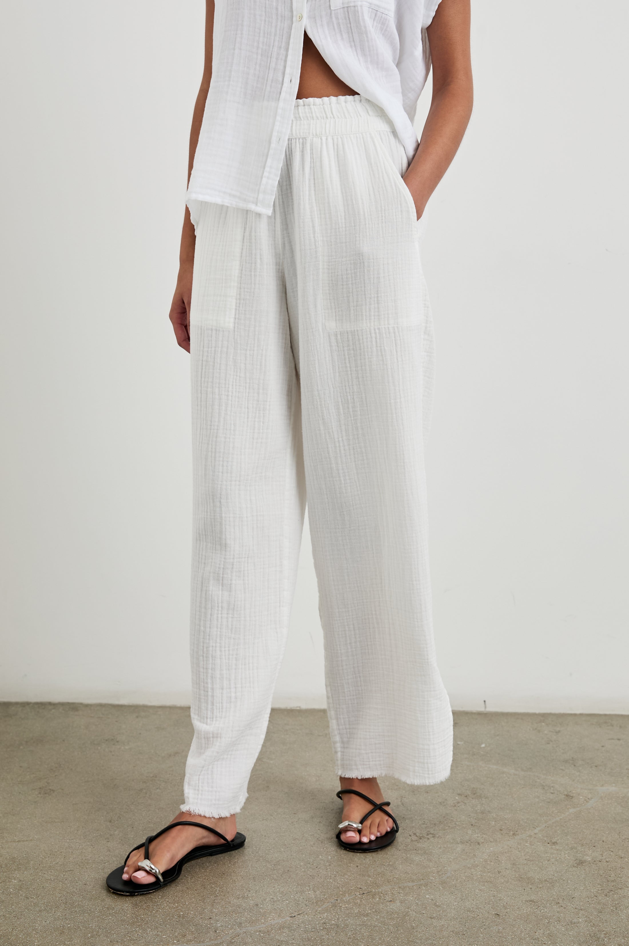 LEON PANT - WHITE – Rails