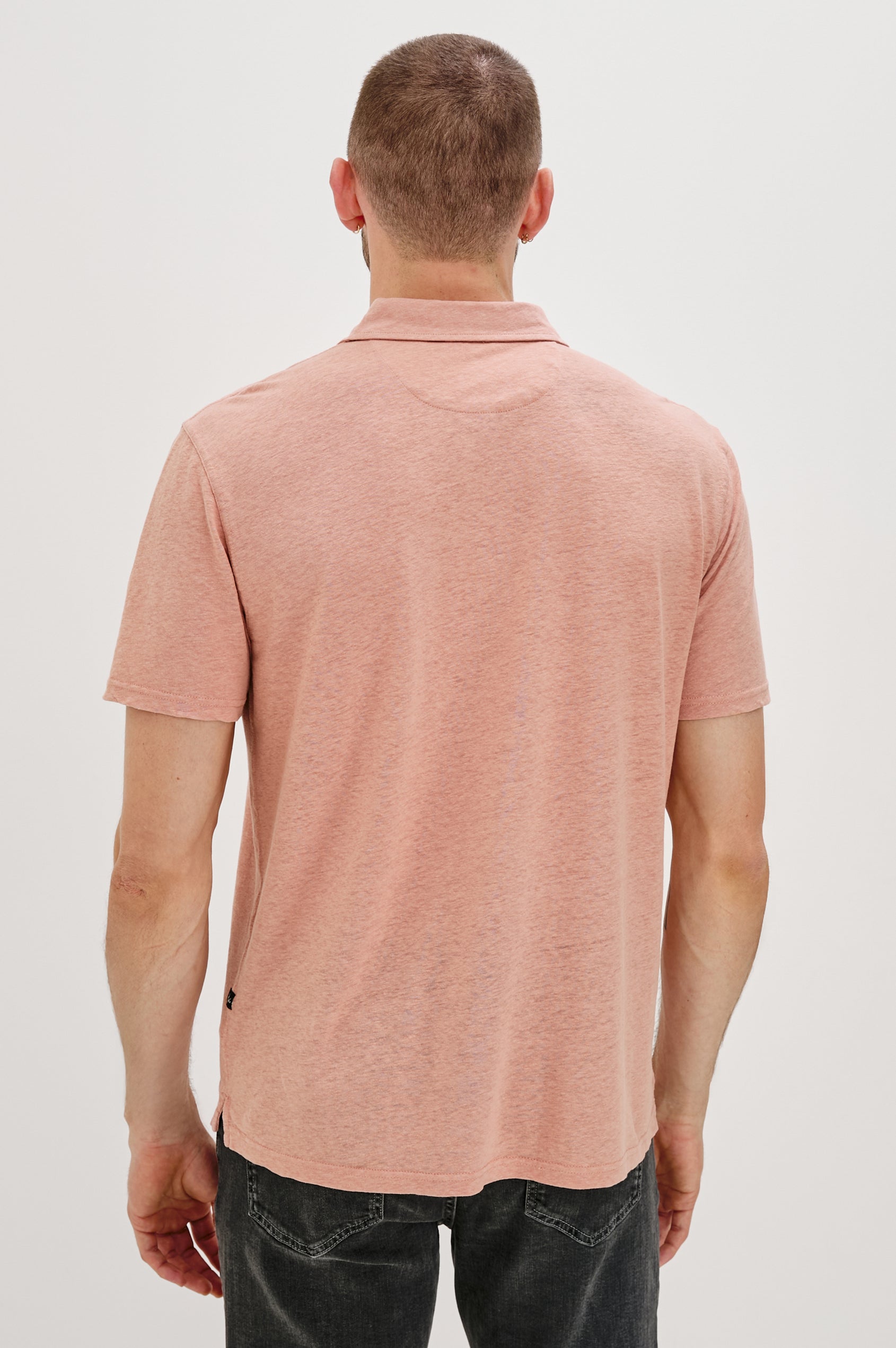 LEVANT POLO SHIRT FLAMINGO - BACK