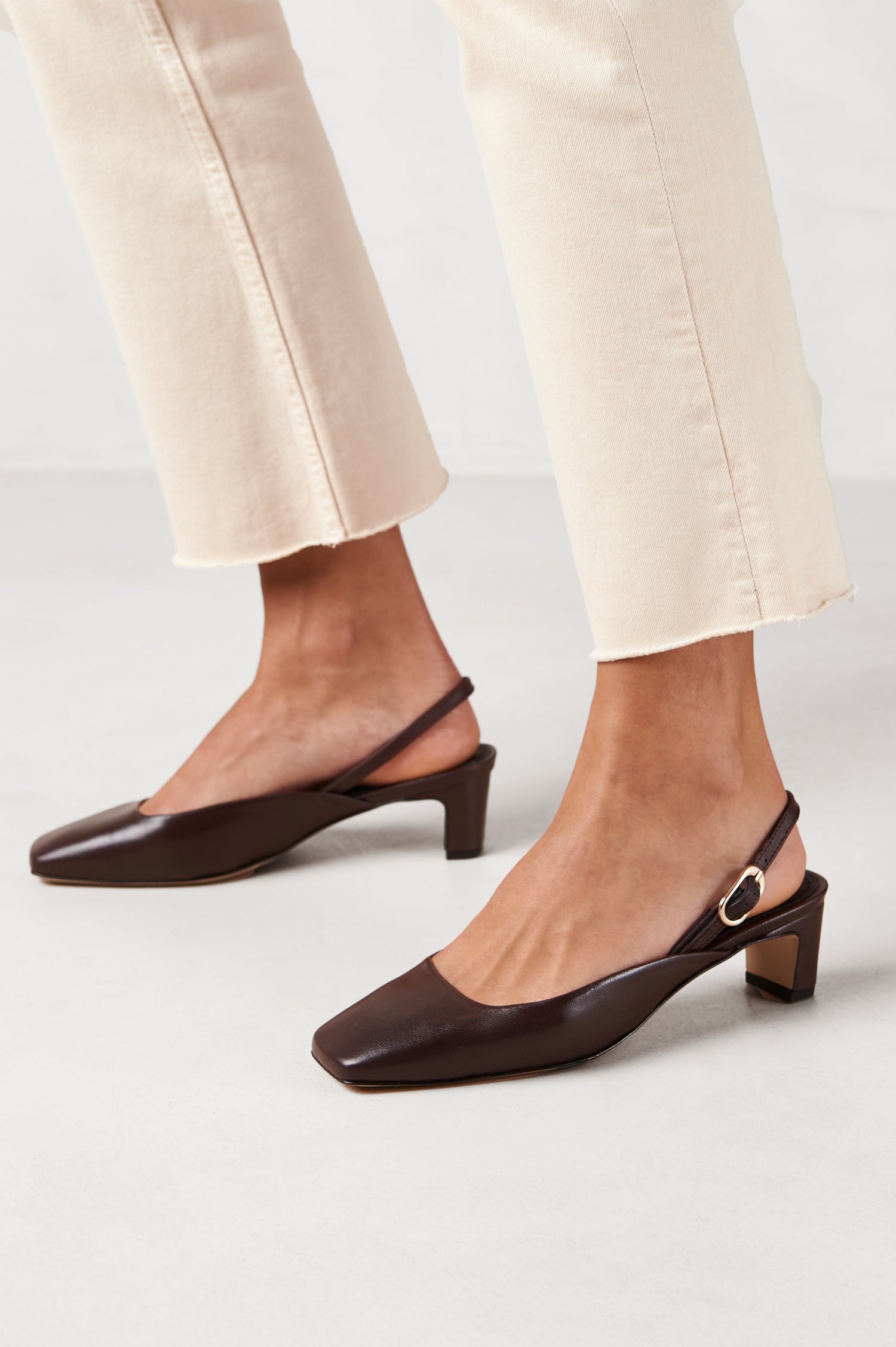ALOHAS LINDY SLINGBACK - COFFEE BROWN
