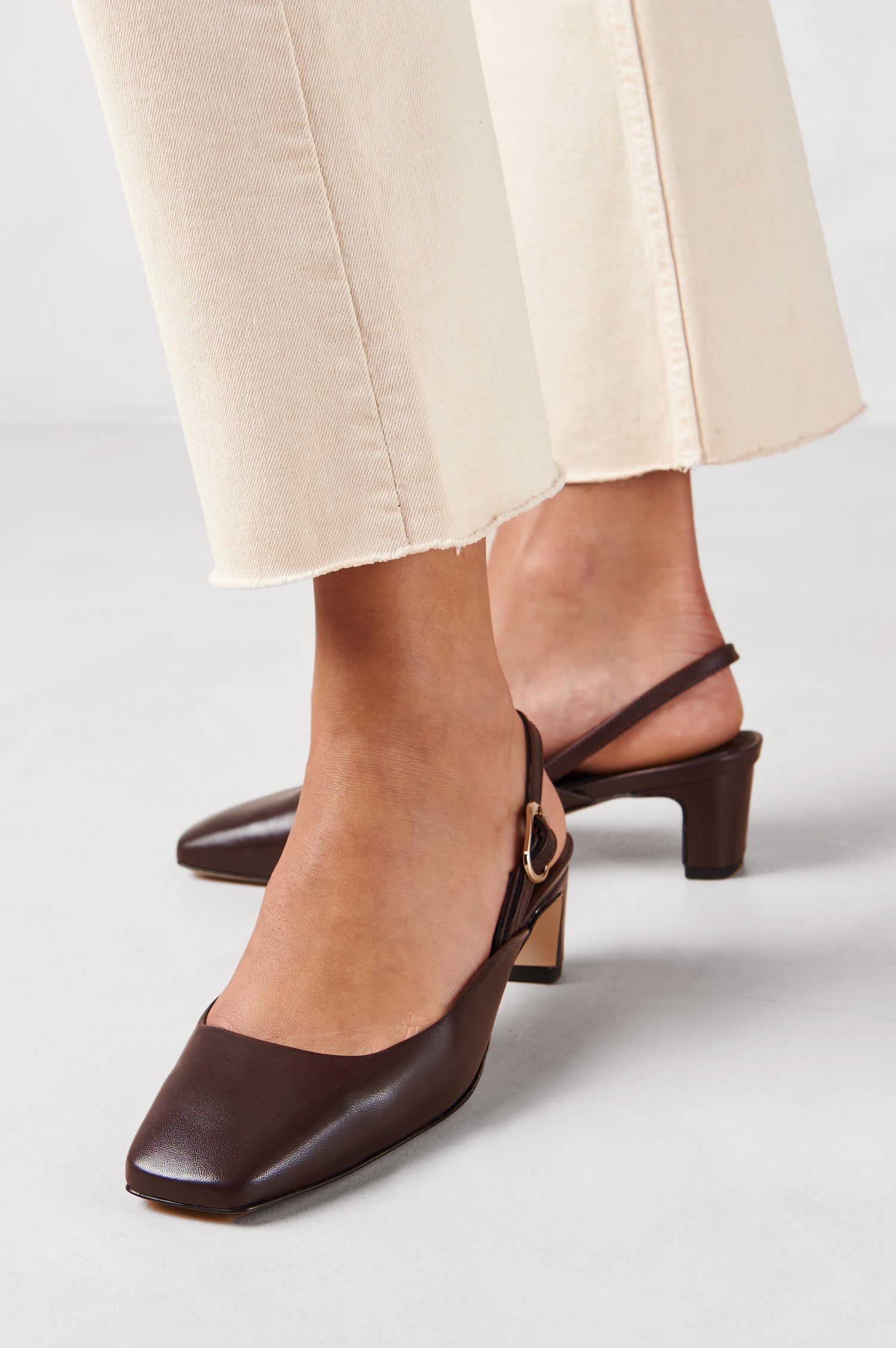 ALOHAS LINDY SLINGBACK - COFFEE BROWN