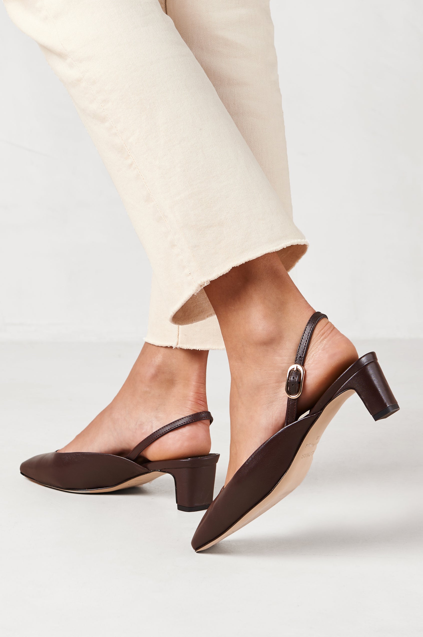 ALOHAS LINDY SLINGBACK - COFFEE BROWN