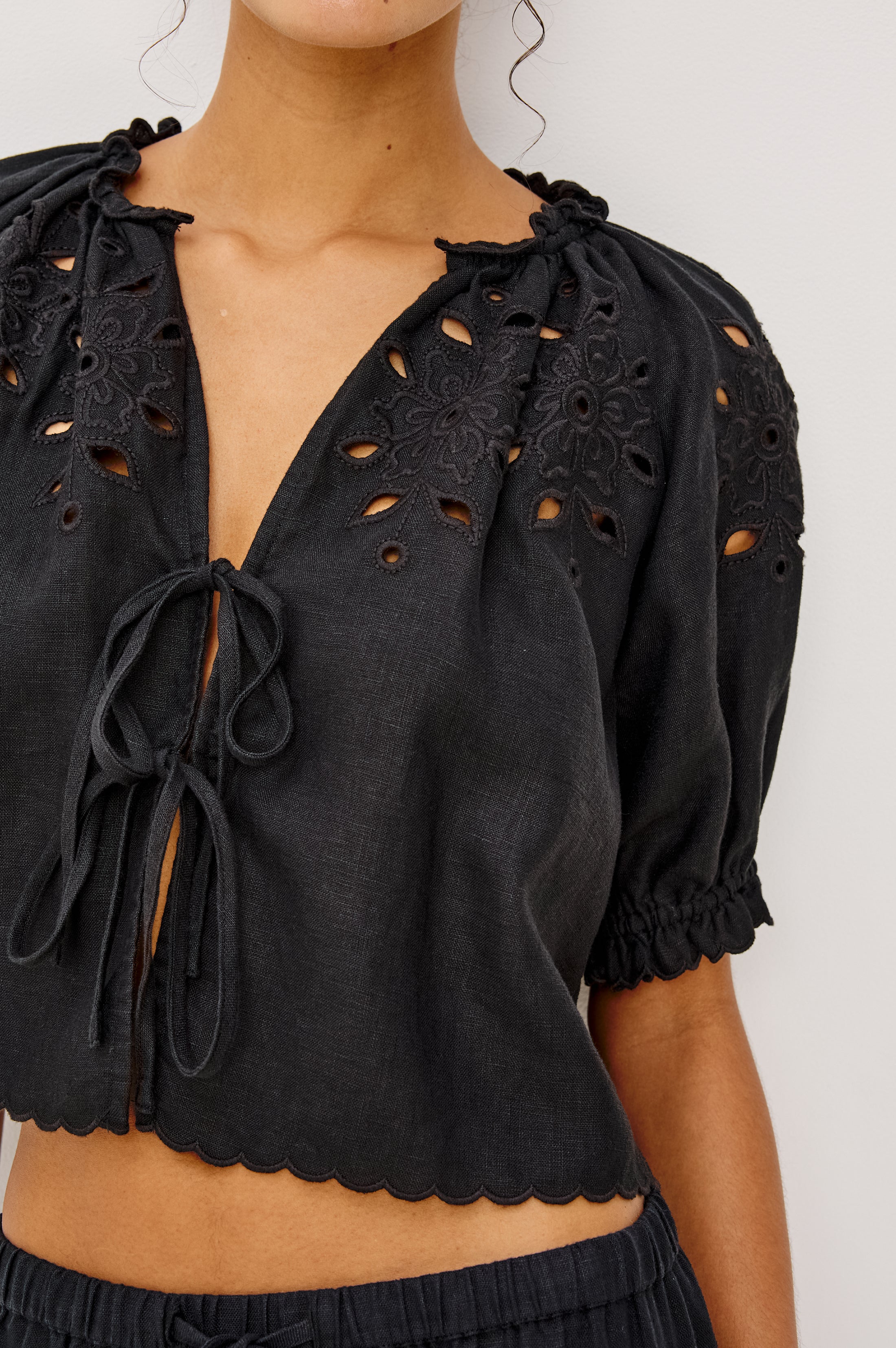 トップス eaphi MULTI SHOULDER PARTS RIB TOPS ONE-SHOULDER TOP | Black | .OBJECT CI Austria