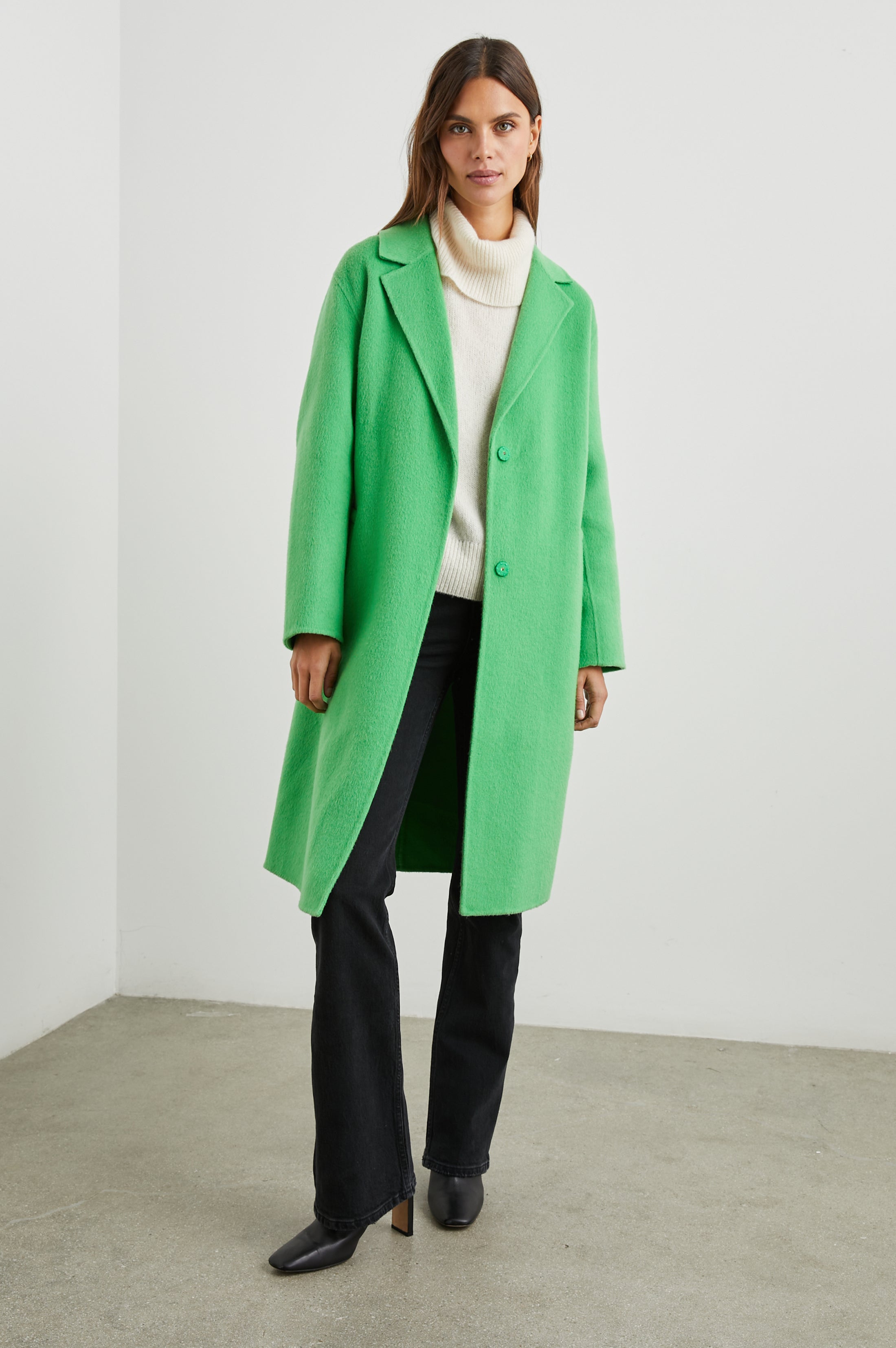LORE COAT - GREEN APPLE – Rails