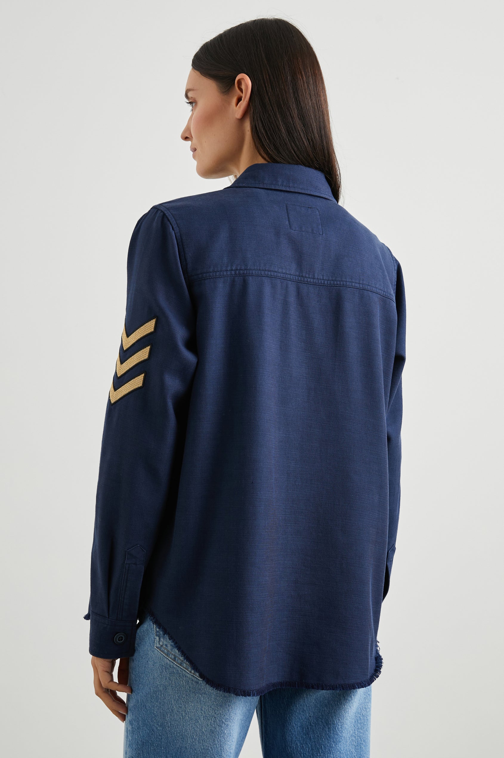 LOREN JACKET - NAVY - BACK BODY
