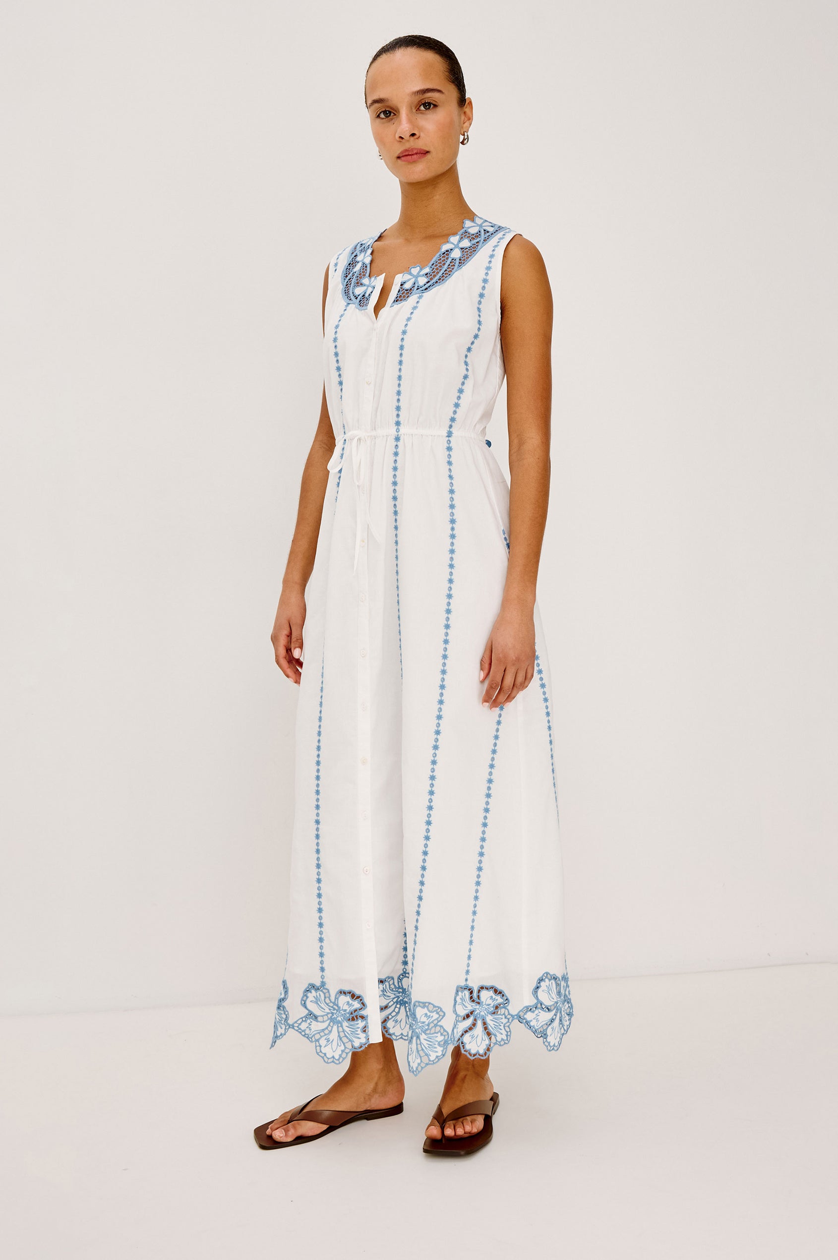 rails white dress Rails | Lorina Dress - White | Premium Cotton | Size S