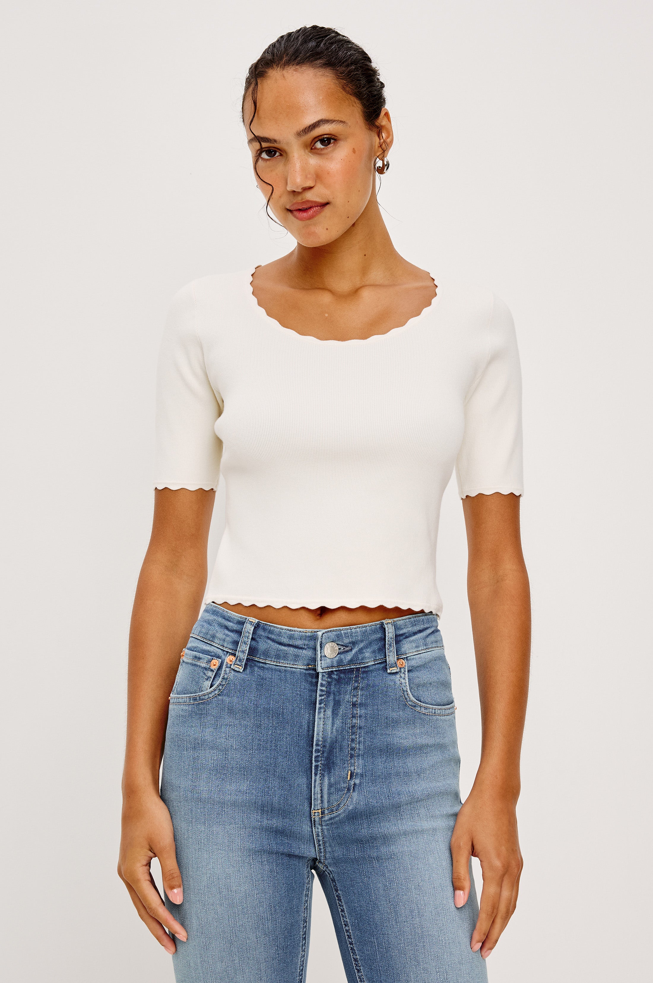 LOUANNA TOP - IVORY – Rails