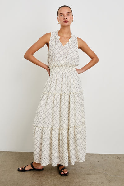 LOULOU DRESS - IVORY ZANZIBAR – Rails