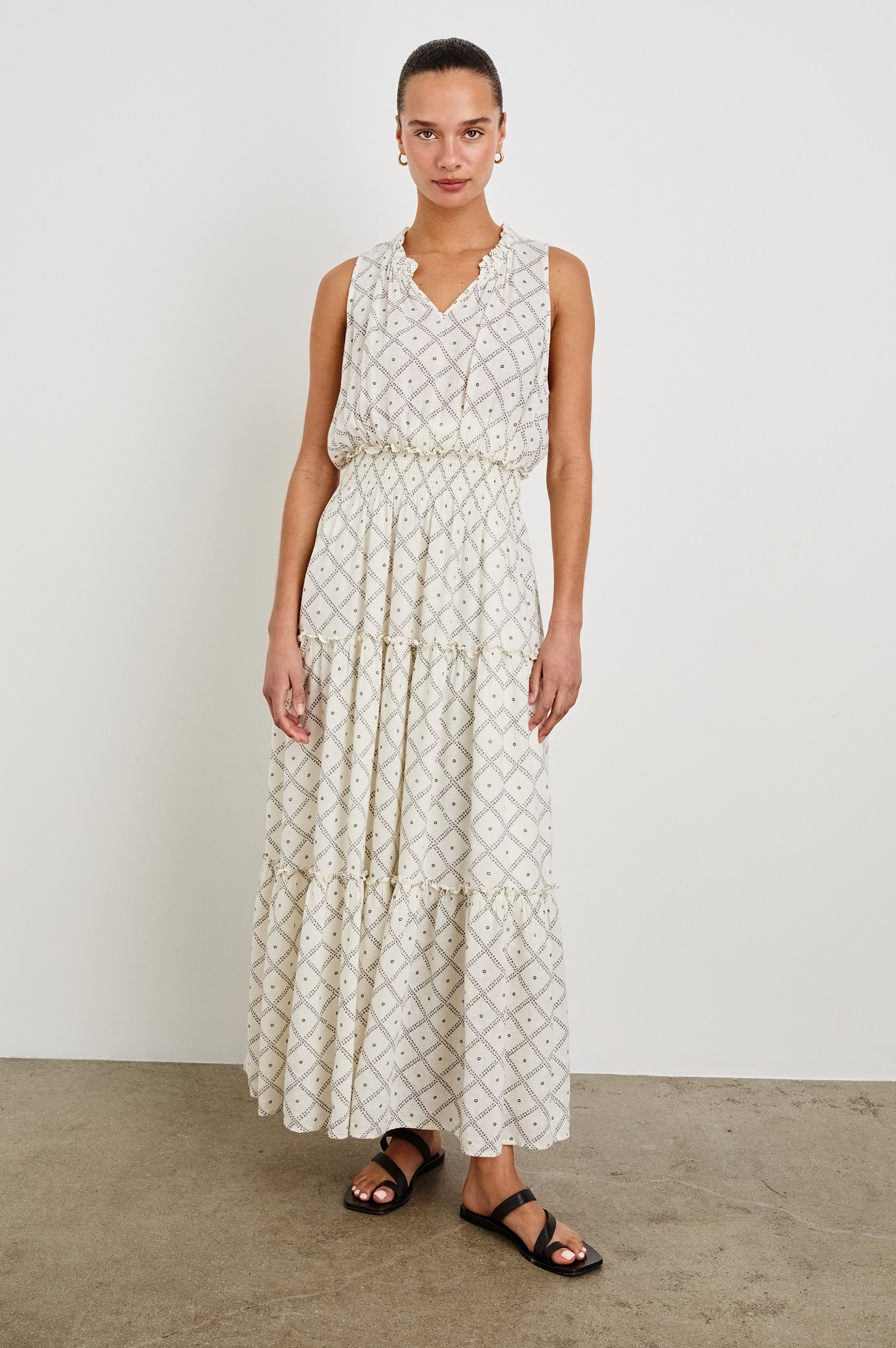LOULOU DRESS - IVORY ZANZIBAR – Rails