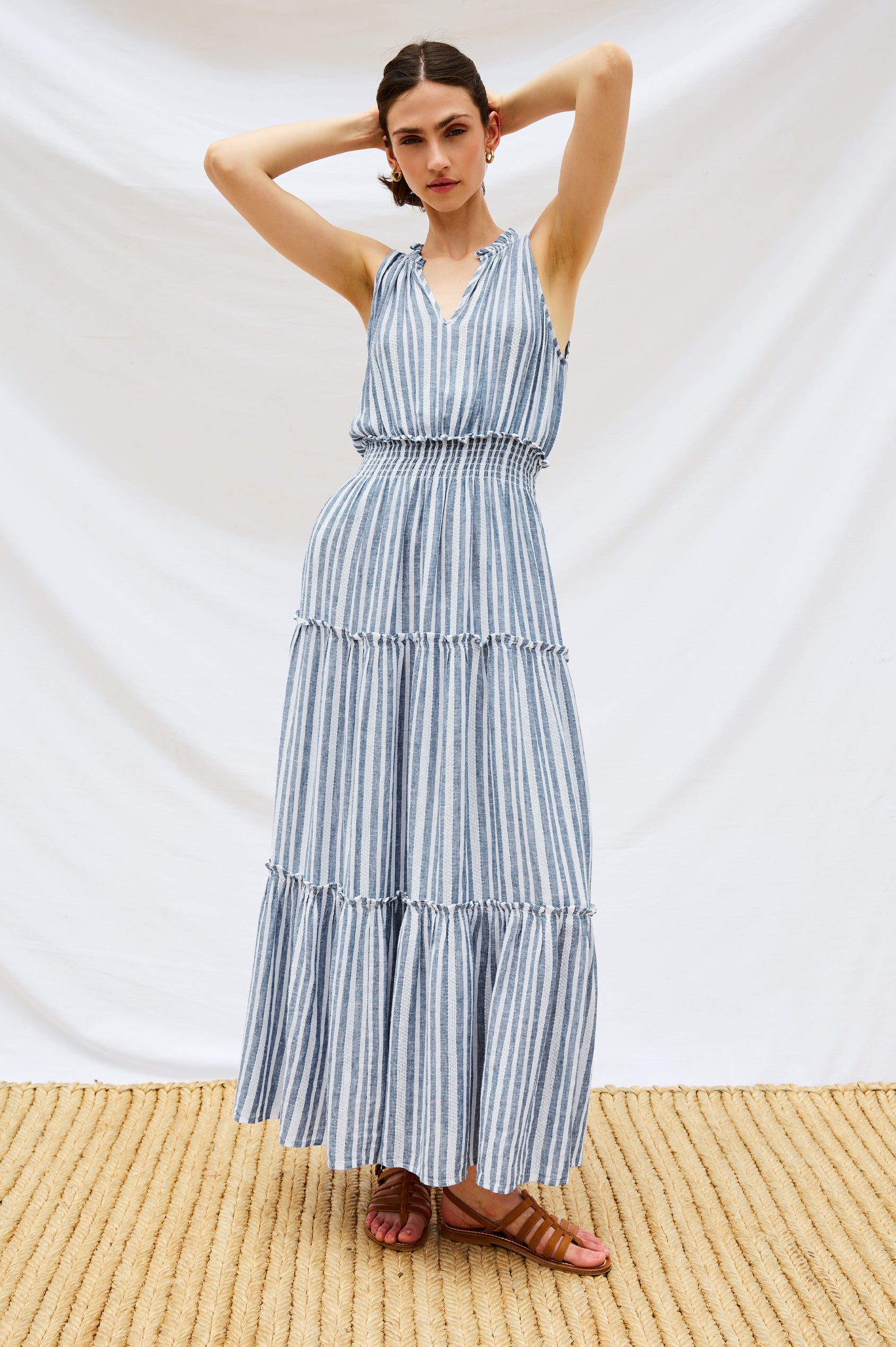 Rails Loulou Tiered Maxi Dress - Jalisco Stripe - XL Rails Loulou Tiered Maxi Dress - Jalisco Stripe - XL