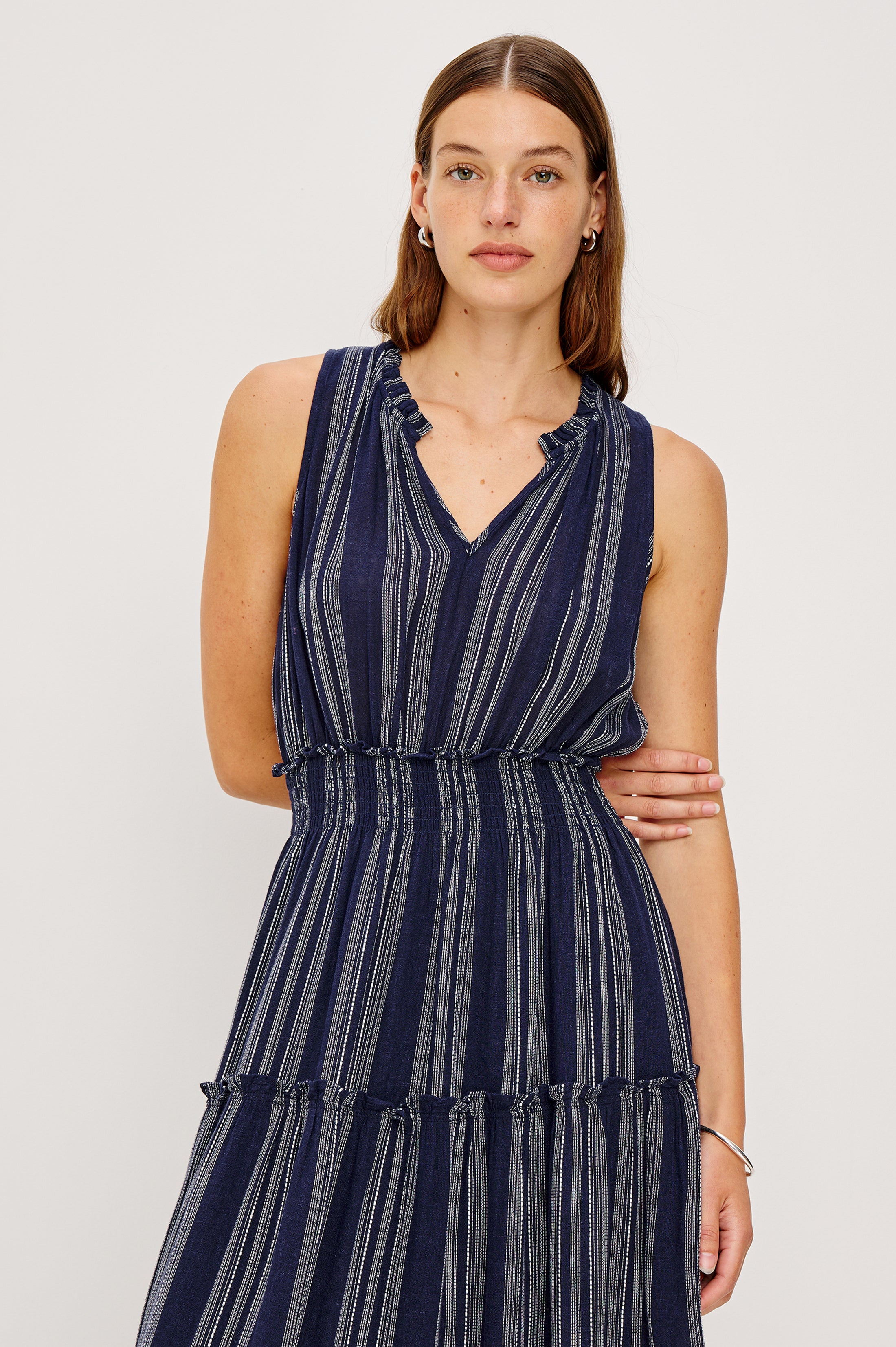 LOULOU DRESS - MAGALIA STRIPE – Rails