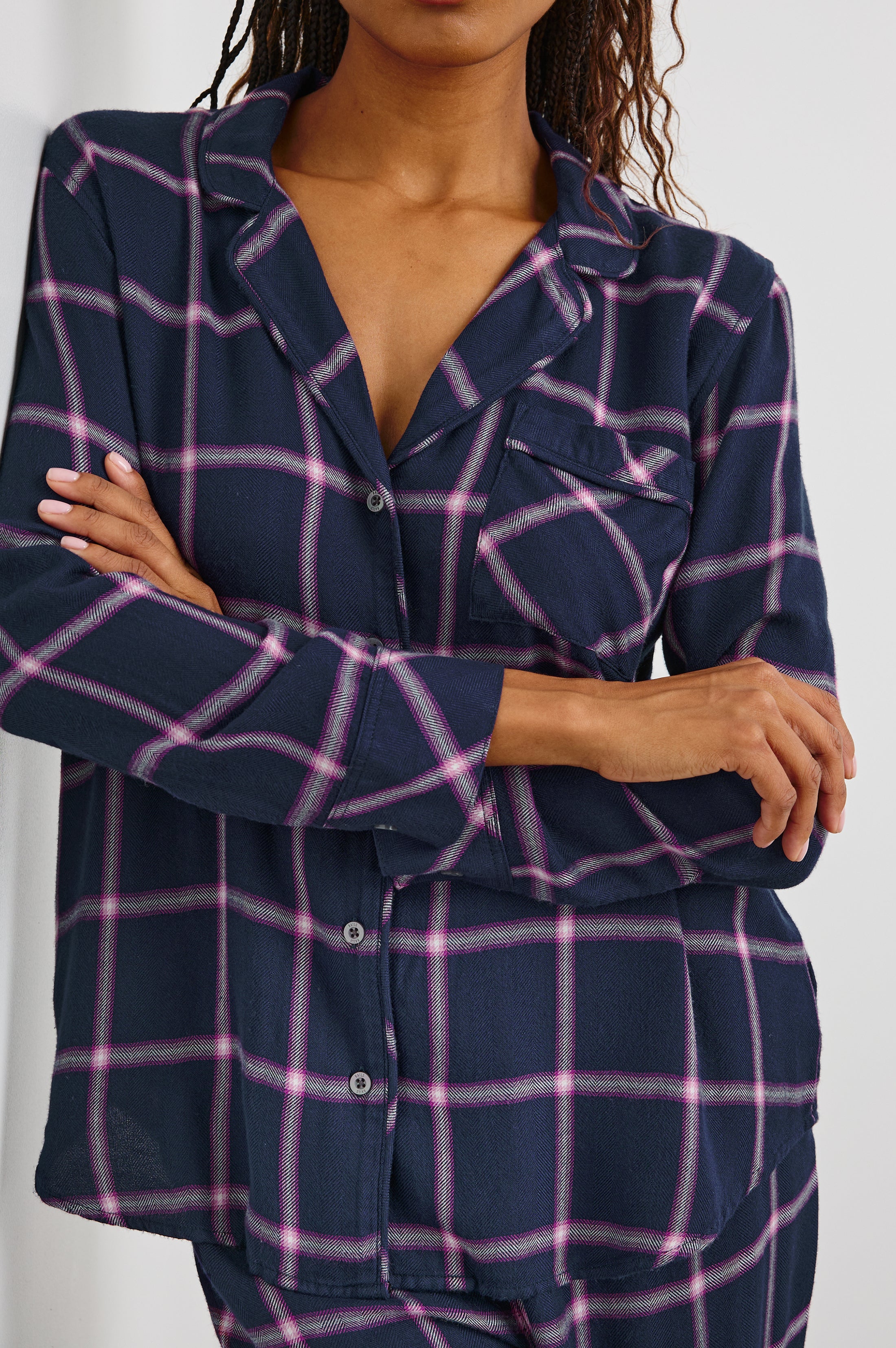 LUNA PAJAMA SET - SAPPHIRE MAGENTA – Rails
