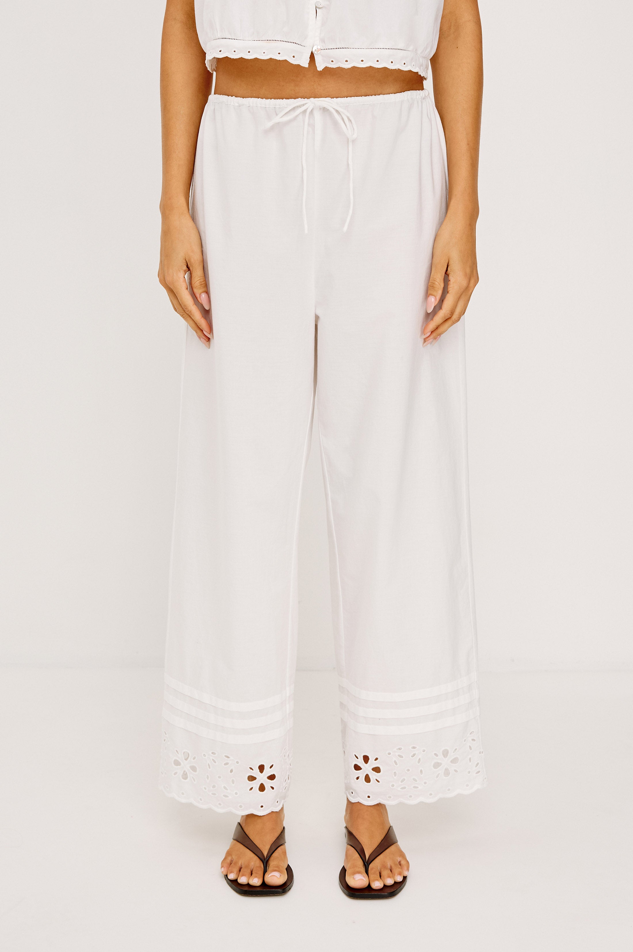 LYDIA PANT - WHITE – Rails