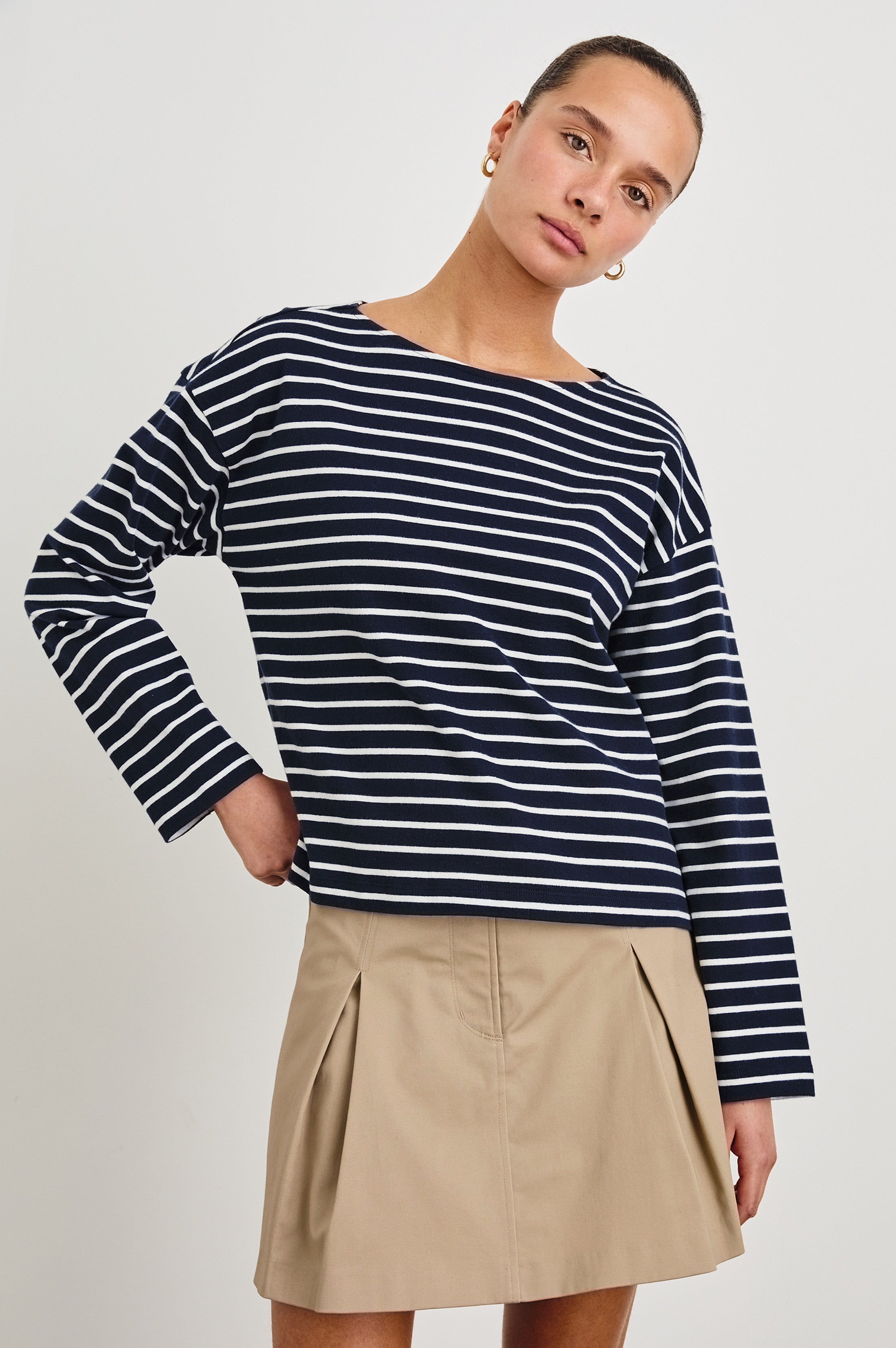 MACY TOP - NAUTICAL STRIPE – Rails